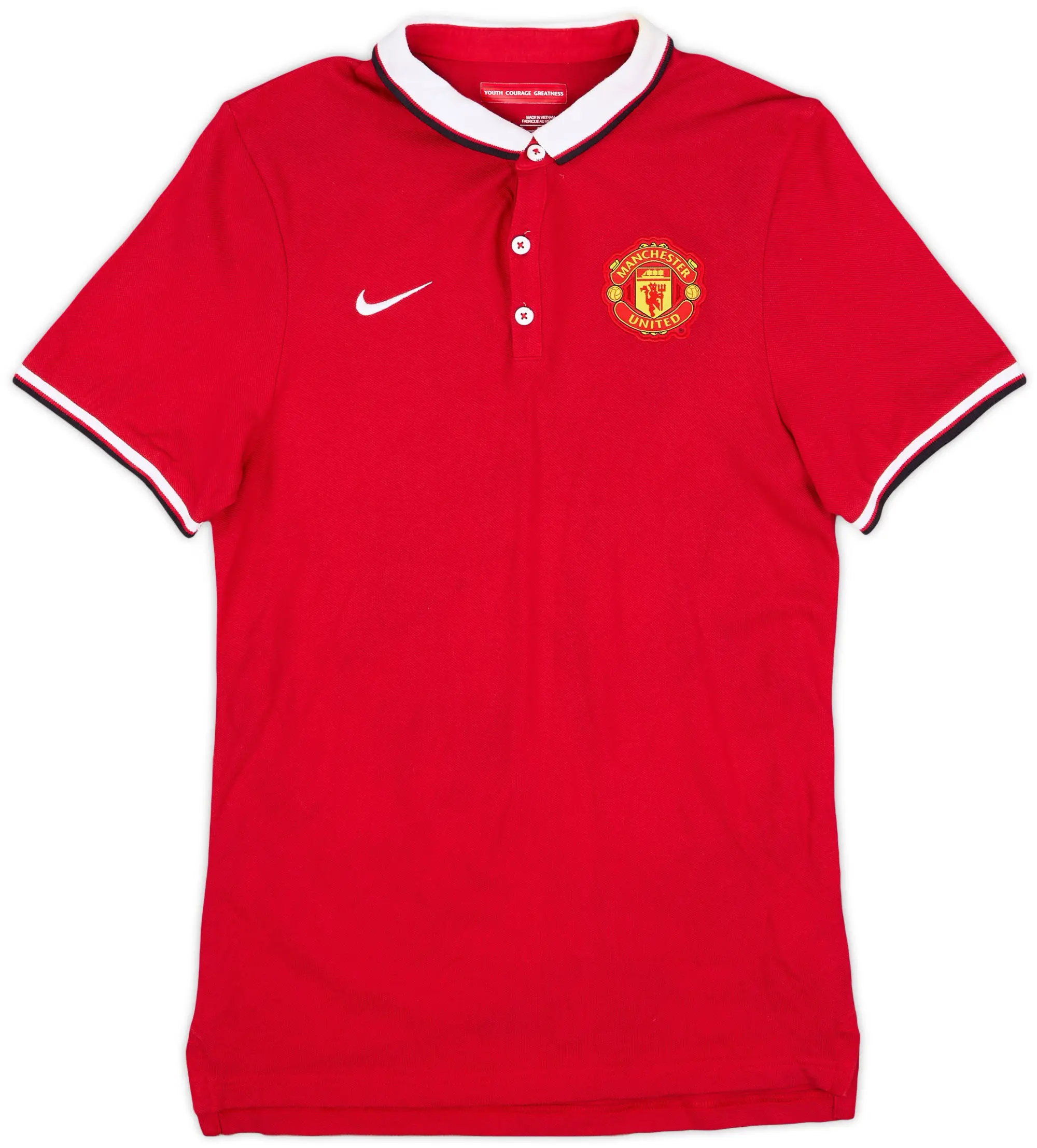 2014-15 Manchester United Nike Polo Shirt - 8/10 - (S)