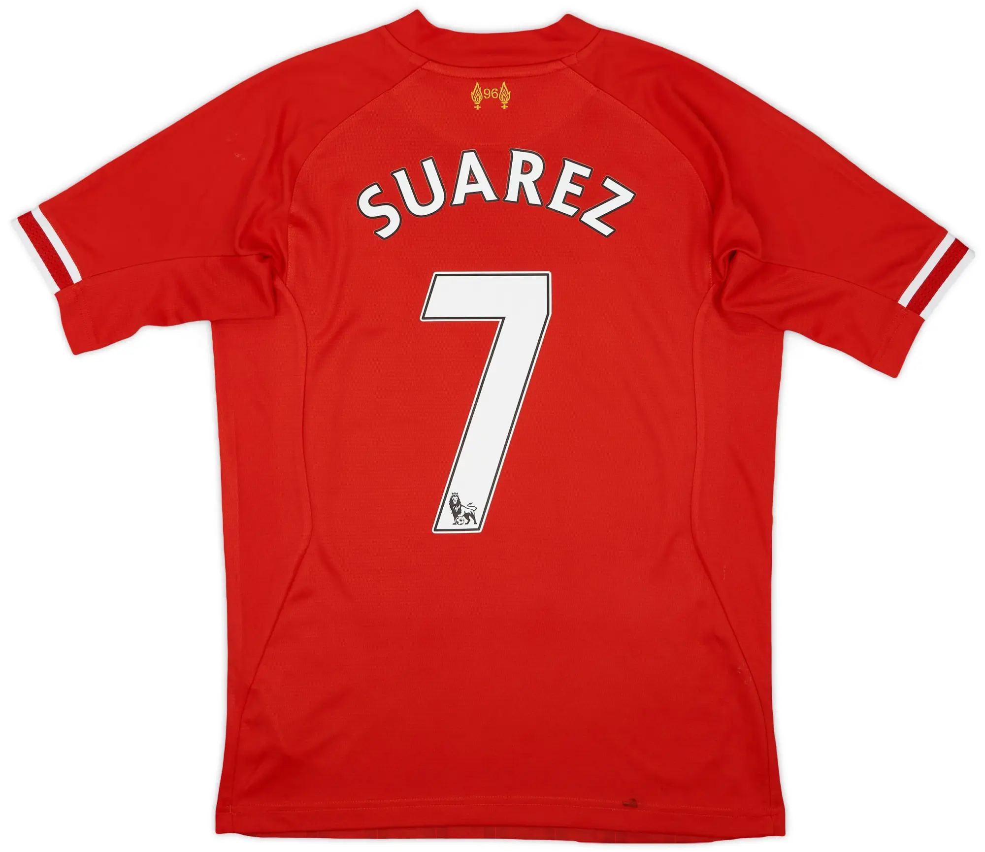 2013-14 Liverpool Home Shirt Suarez #7 - 5/10 - (S)