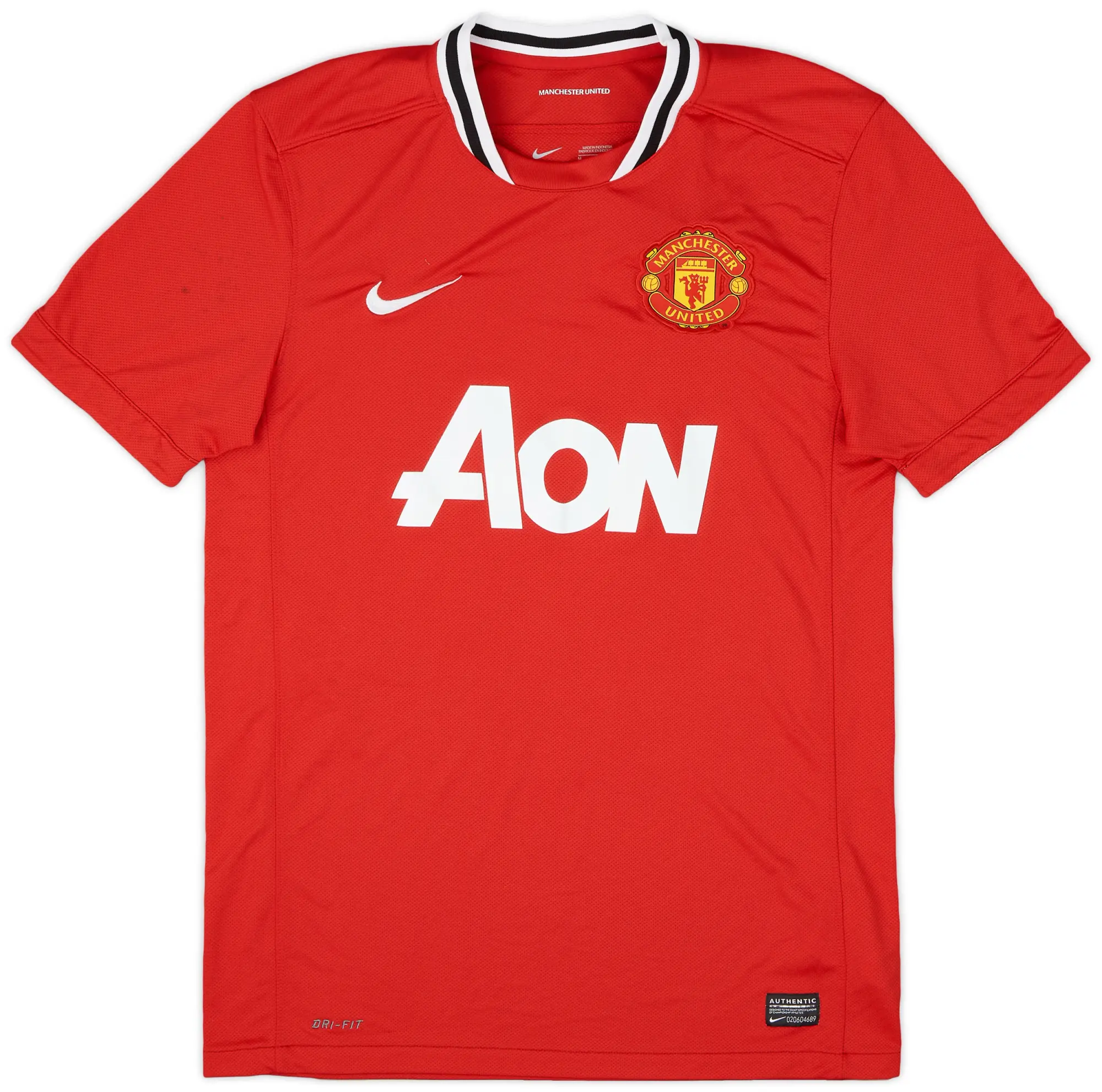 Nike 2011-12 Manchester United Home Shirt Scholes #22 - 9/10 - (M)