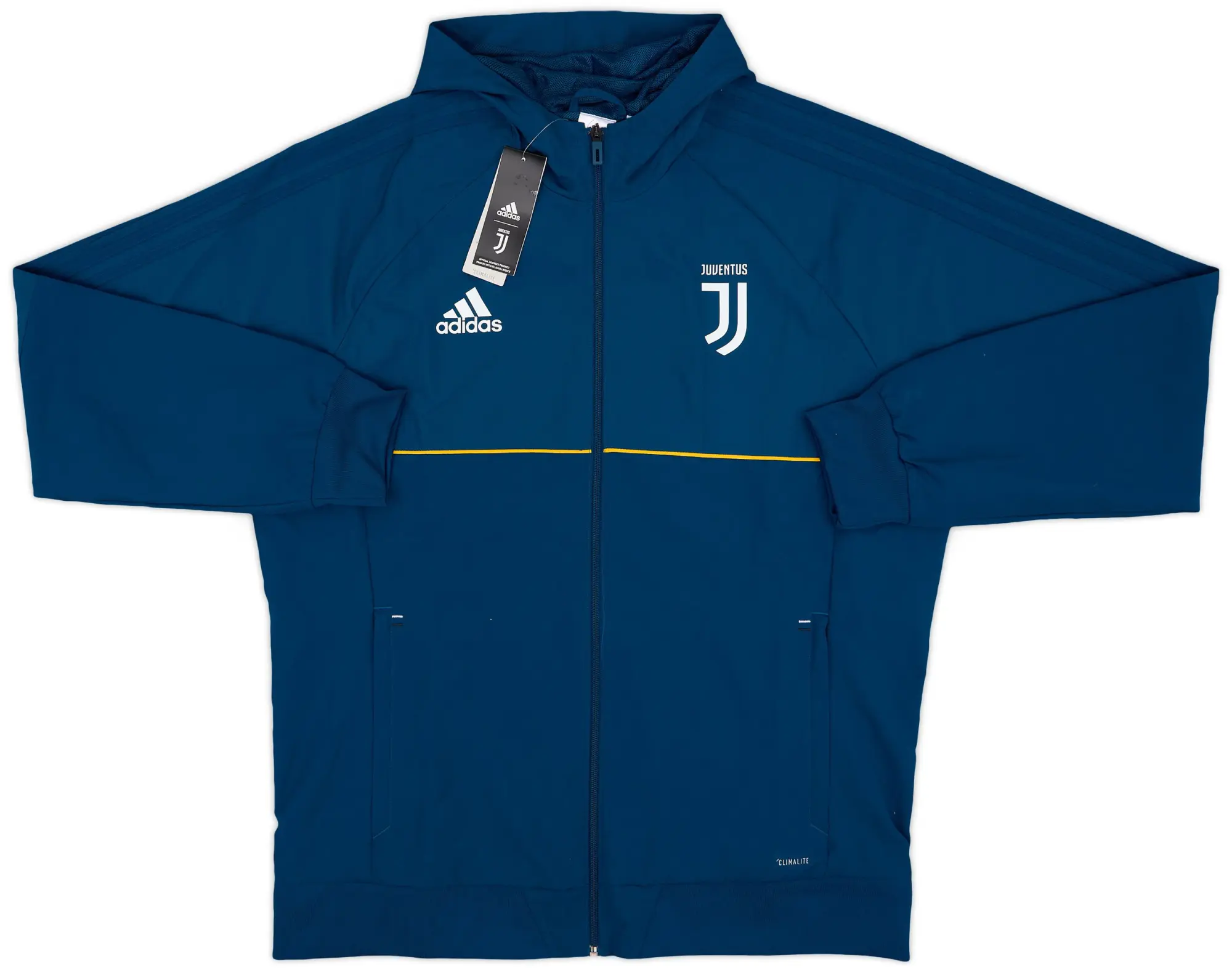 2017-18 Juventus adidas Hooded Track Jacket (XL)