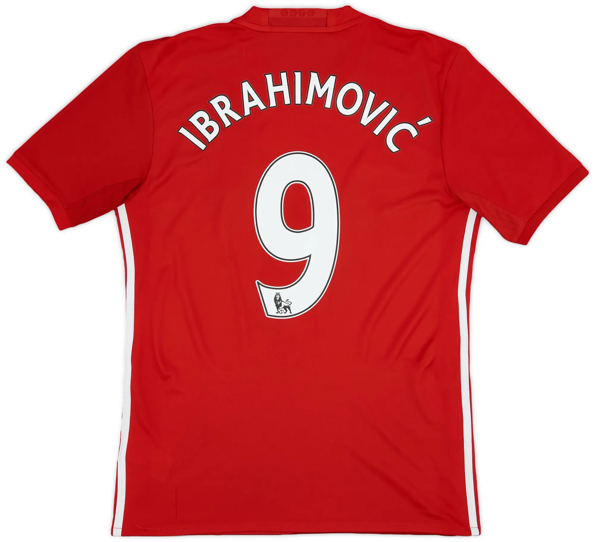 adidas 2016-17 Manchester United Home Shirt Ibrahimovic #9 - 8/10 - (S)