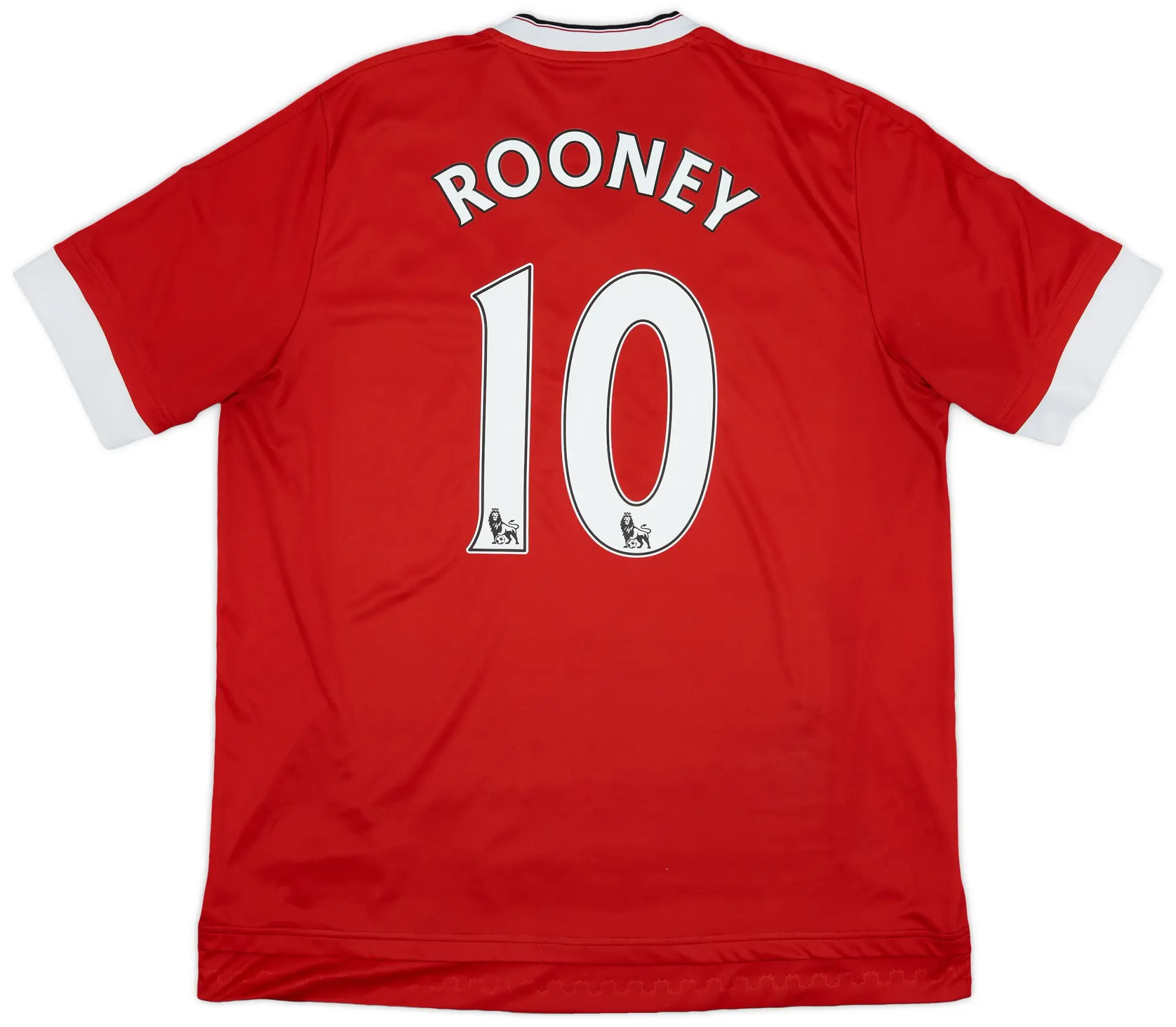 adidas 2015-16 Manchester United Home Shirt Rooney #10 - 7/10 - (XL)