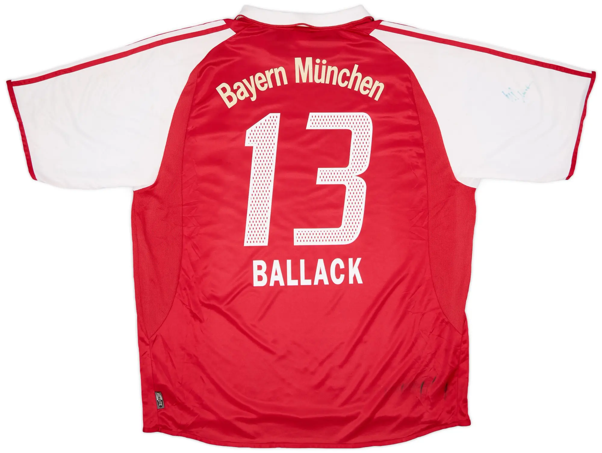 adidas 2004-05 Bayern Munich Home Shirt Ballack #13 - 6/10 - (XXL)