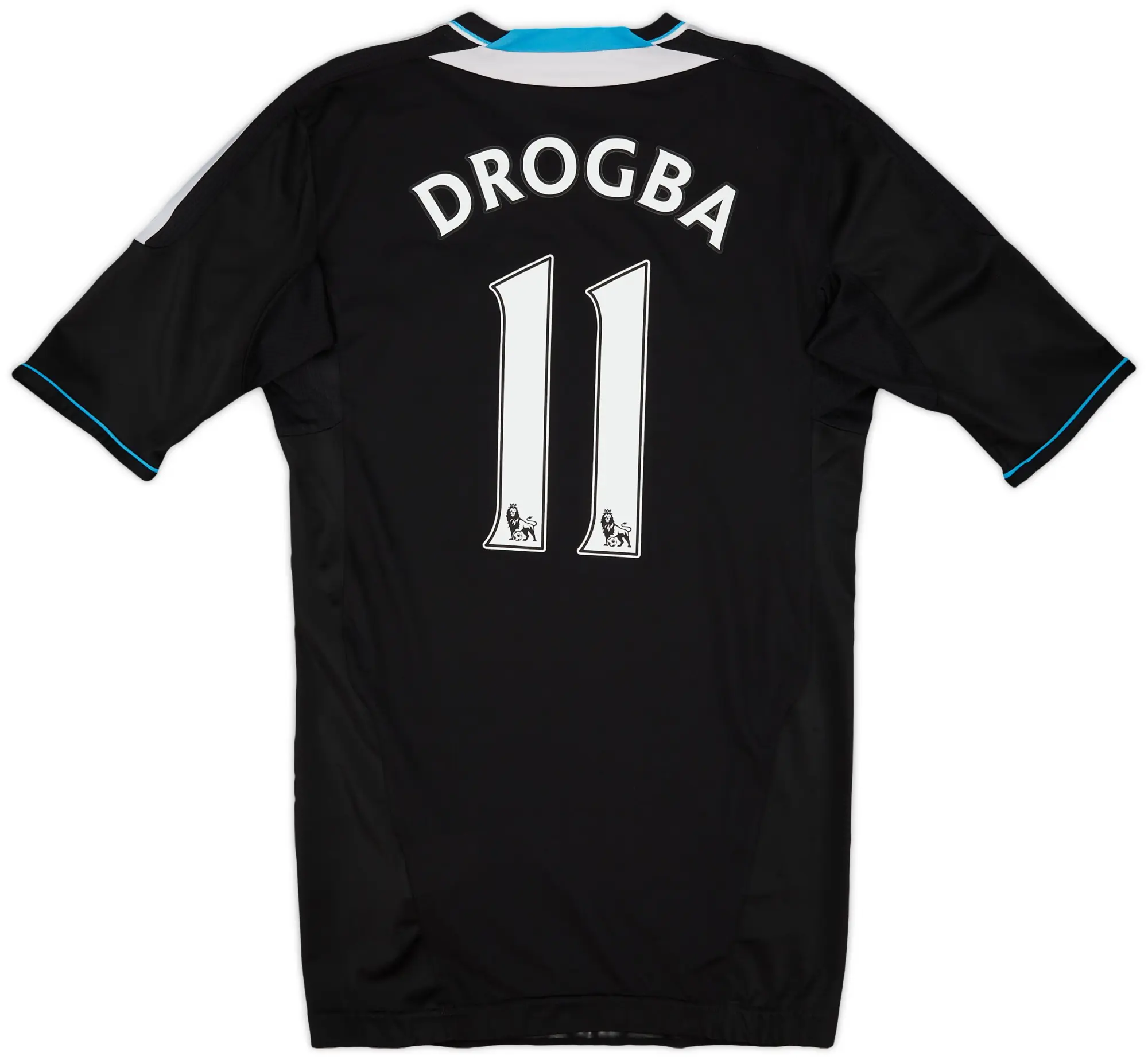 adidas 2011-12 Chelsea Player Issue Techfit Away Shirt Drogba #11- 7/10 - (L)