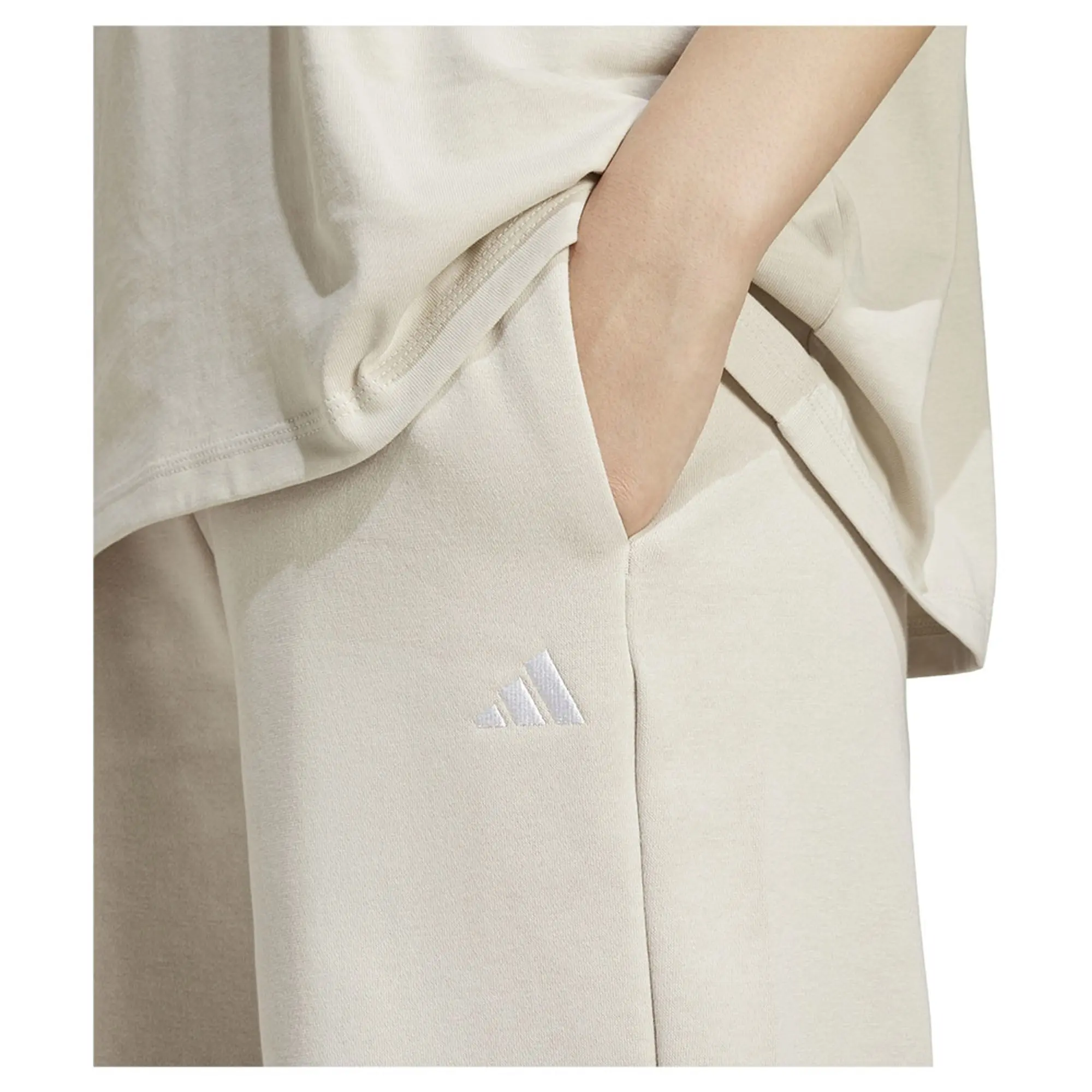 Adidas Essentials Small Logo Feel Cozy Open Hem Joggers