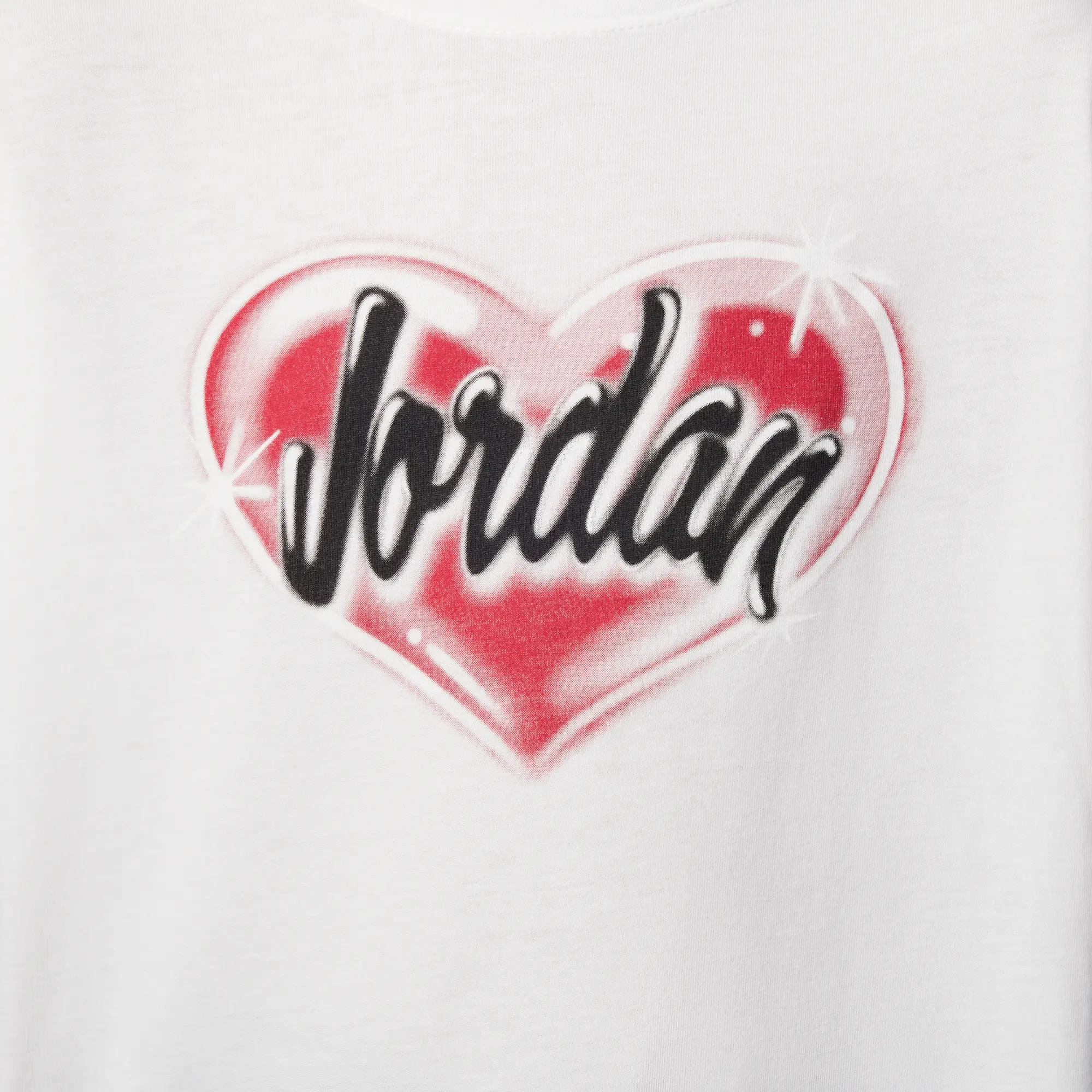 Nike Jordan Older Kids' Y2K Heart Graphic T-Shirt - White