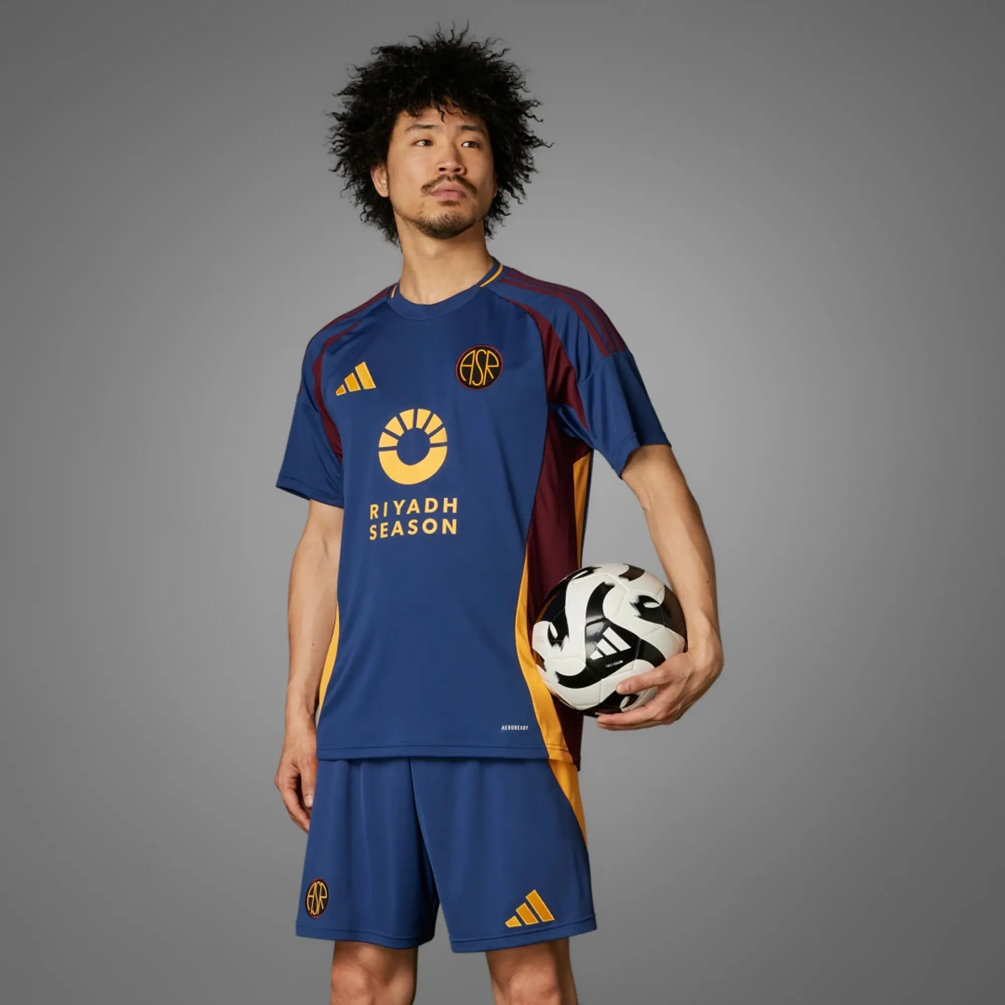 adidas AS Roma 2024/25 Third Shirt - Blue - Mens