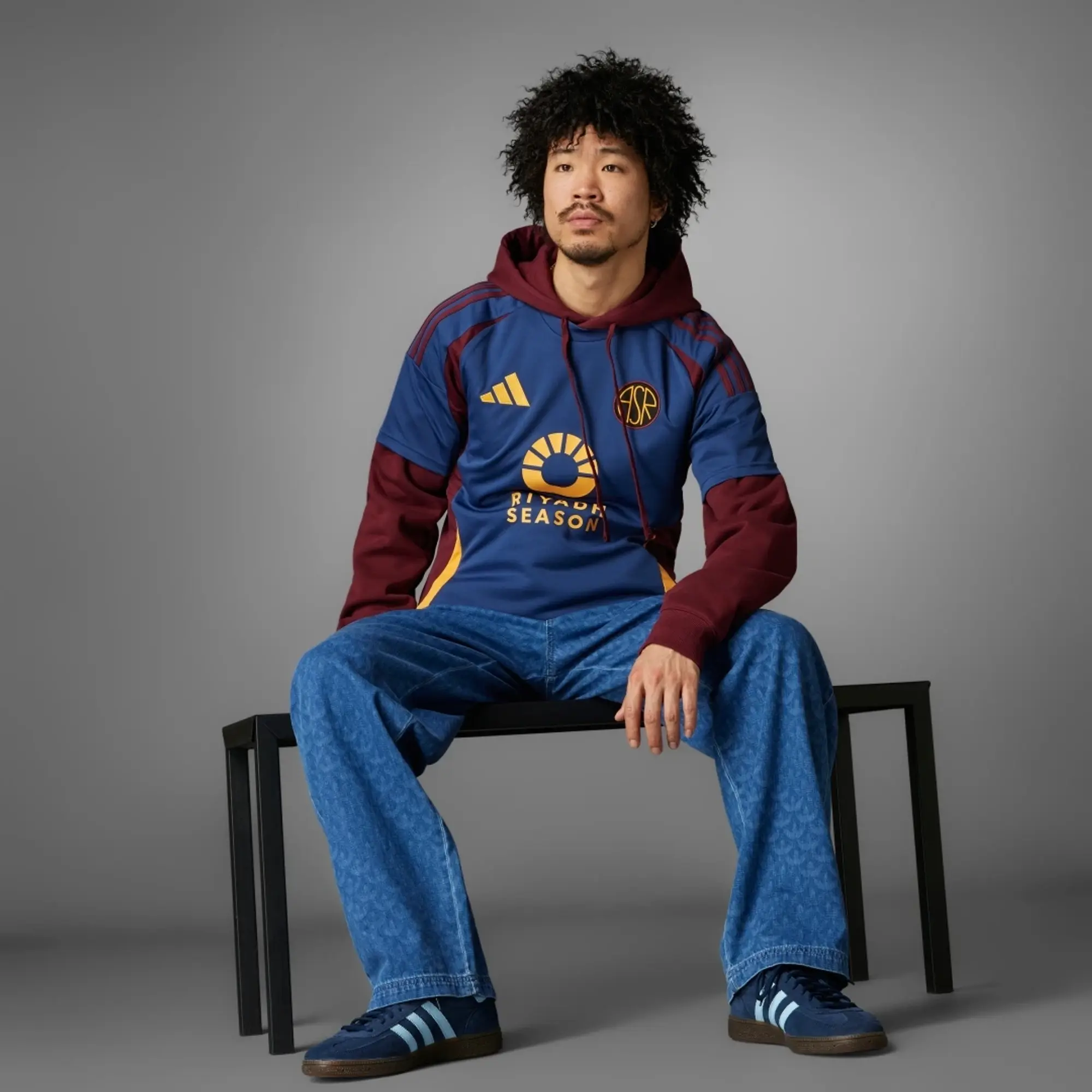 adidas AS Roma 2024/25 Third Shirt - Blue - Mens