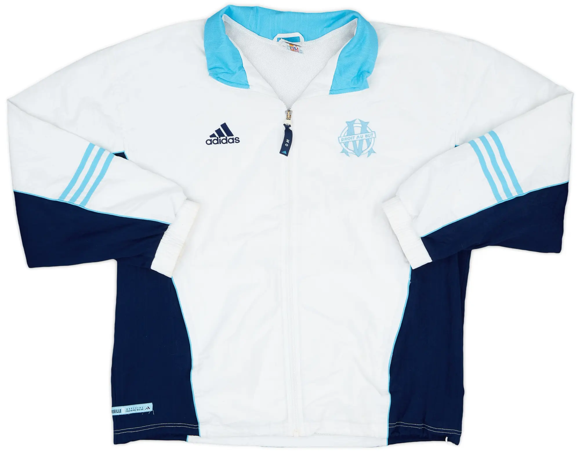 1999-00 Olympique Marseille adidas Track Jacket - 8/10 - (L)