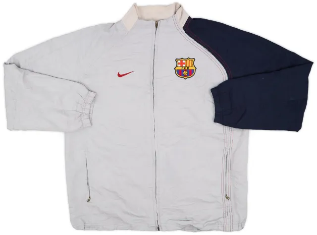 2004-05 Barcelona Nike Track Jacket - 6/10 - (L) | BARJ04-471