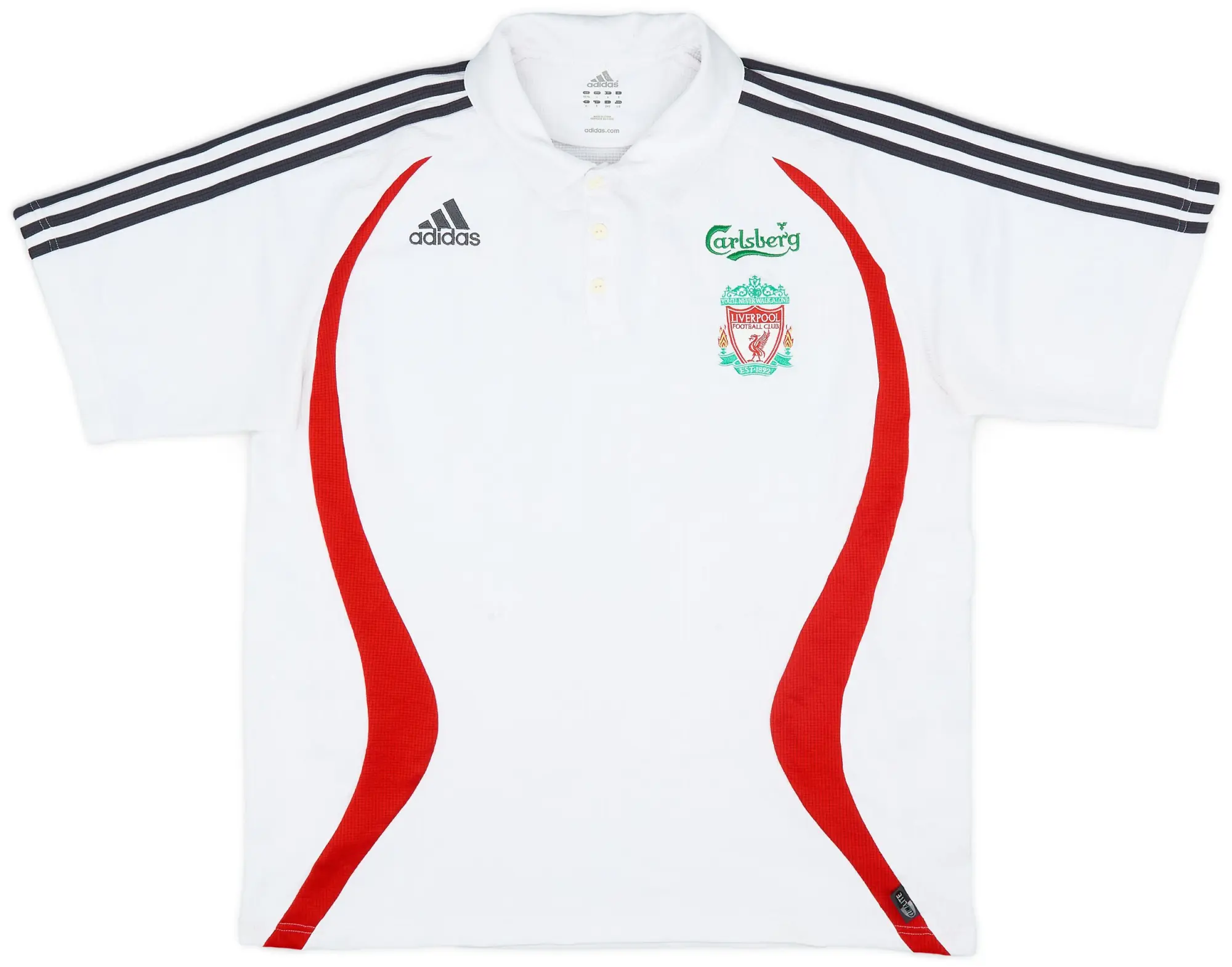 2006-07 Liverpool adidas Polo Shirt - 6/10 - (L/XL)