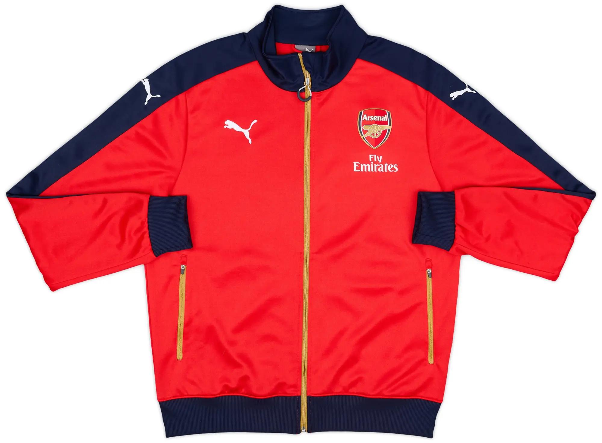 2015-16 Arsenal Puma Track Jacket - 10/10 - (L)