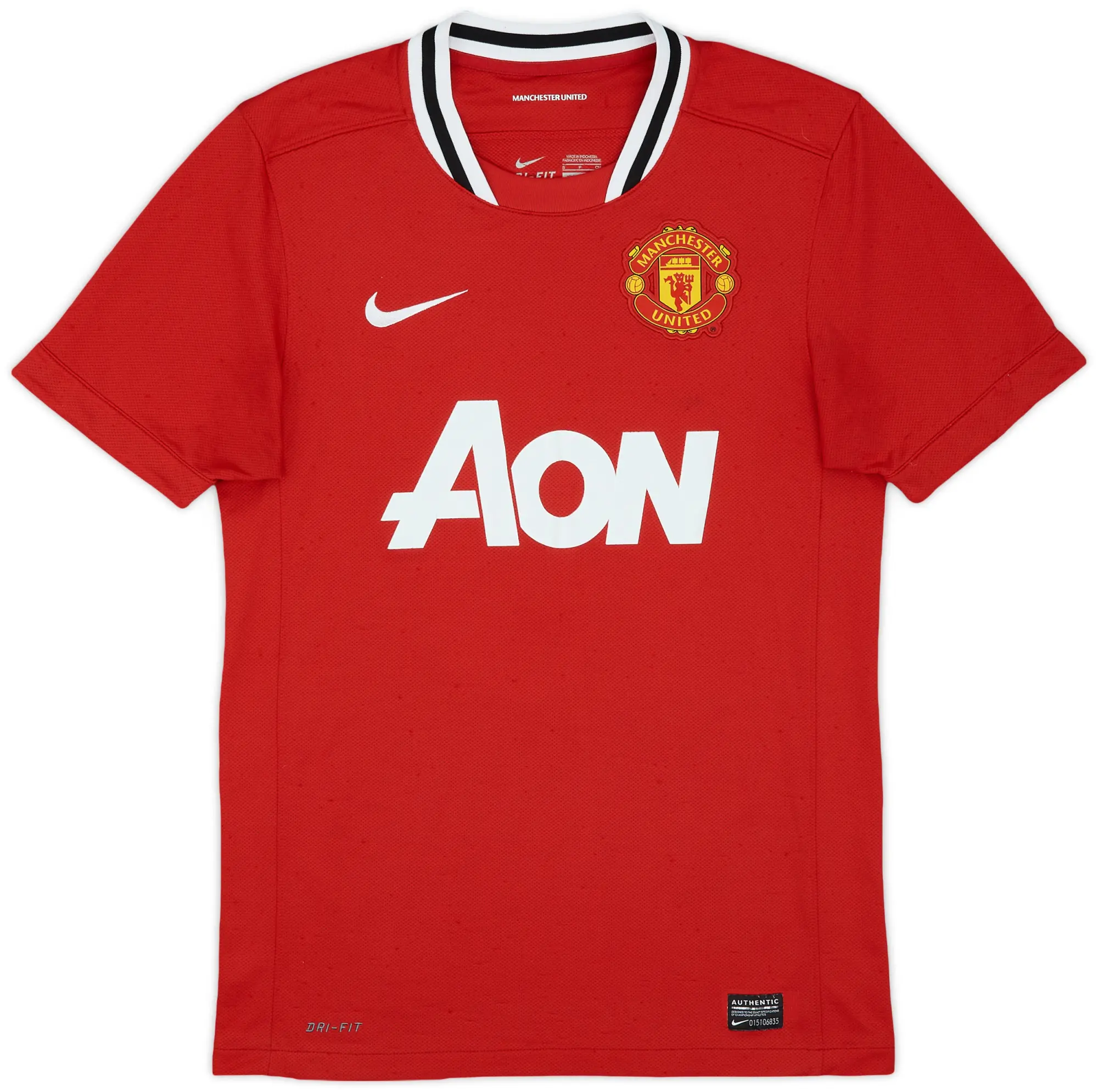 Nike 2011-12 Manchester United Home Shirt - 8/10 - (S.Boys)