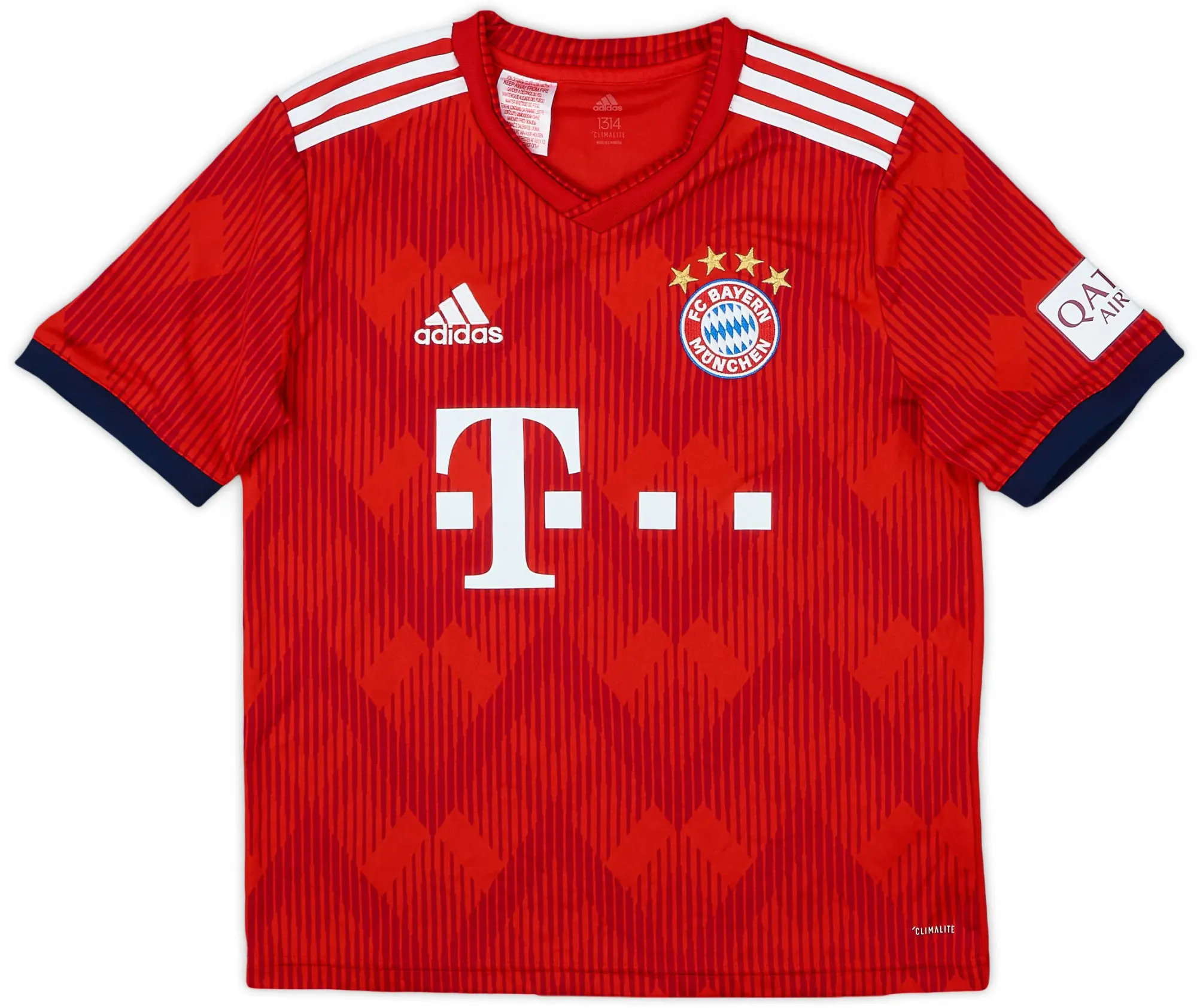 adidas 2018-19 Bayern Munich Home Shirt - 9/10 - (L.Boys)