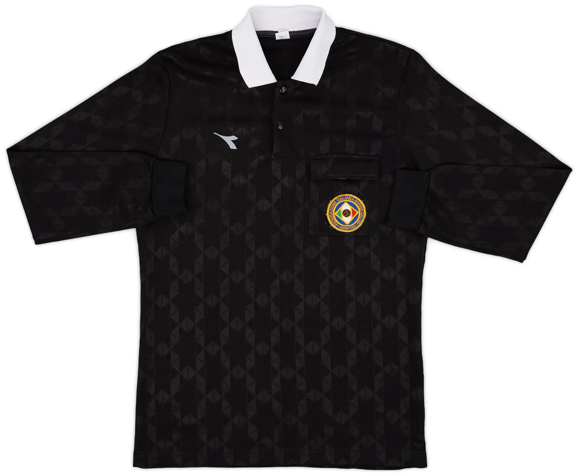 1990s Italy Diadora Referee L/S Shirt - 7/10 - (M)