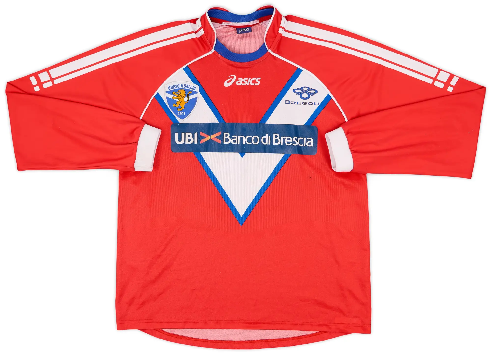 Asics 2007-08 Brescia Fourth L/S Shirt #8 - 5/10 - (L)