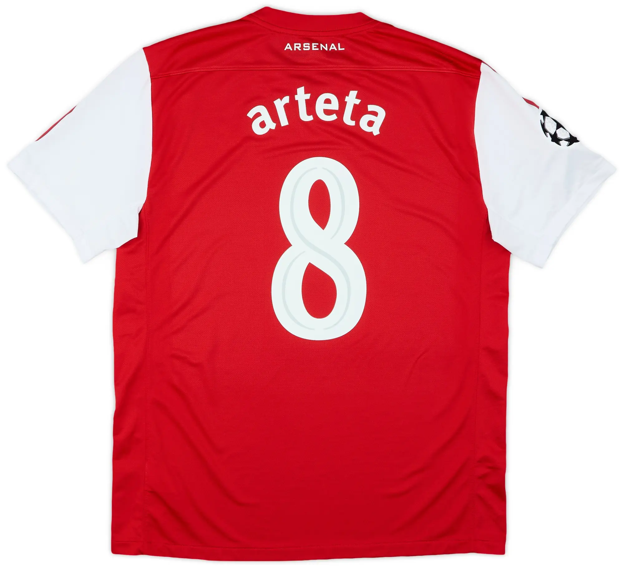 Nike 2011-12 Arsenal Home Shirt Arteta #8 - 8/10 - (L)