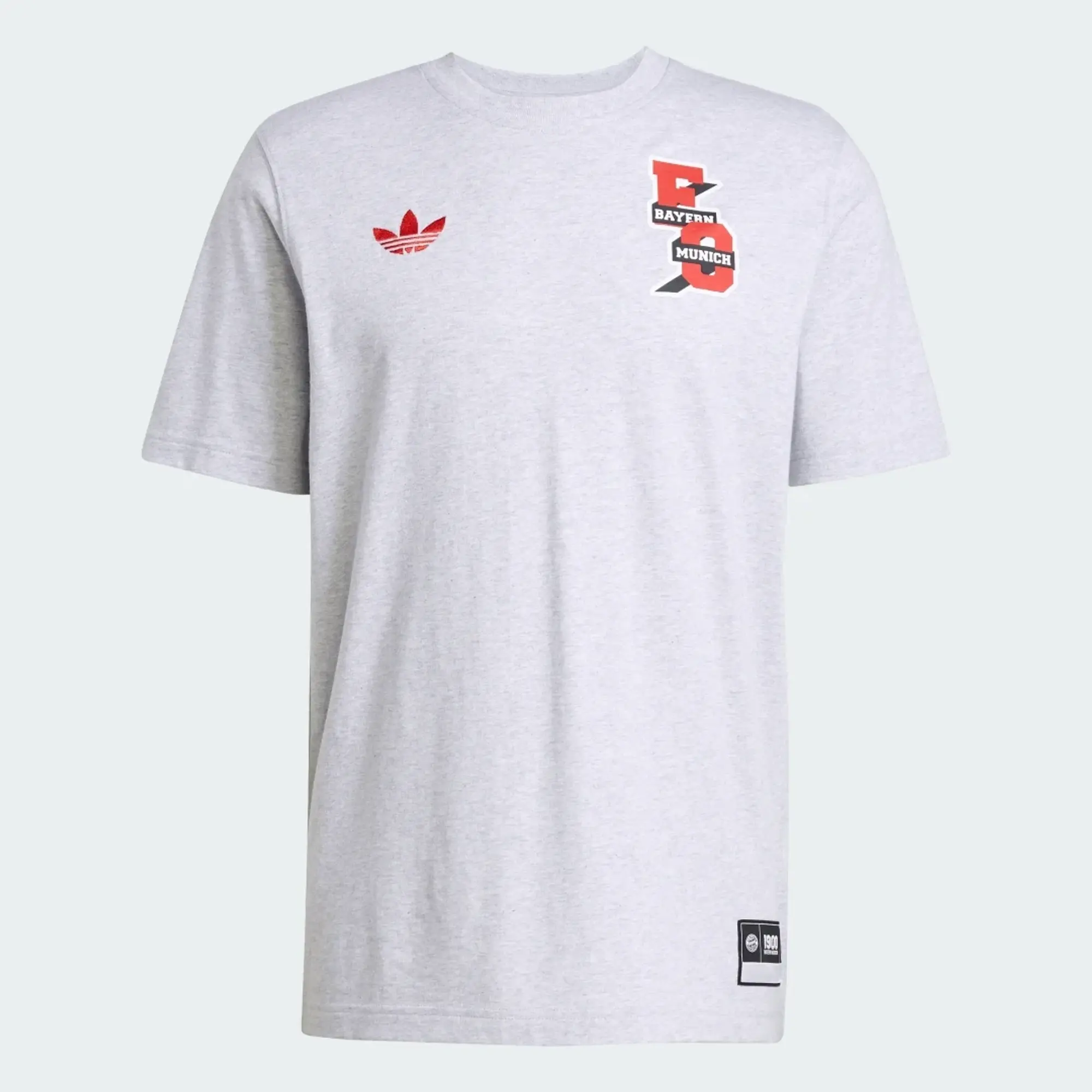 Adidas Football Bayern Munich T-Shirt In Grey Marl