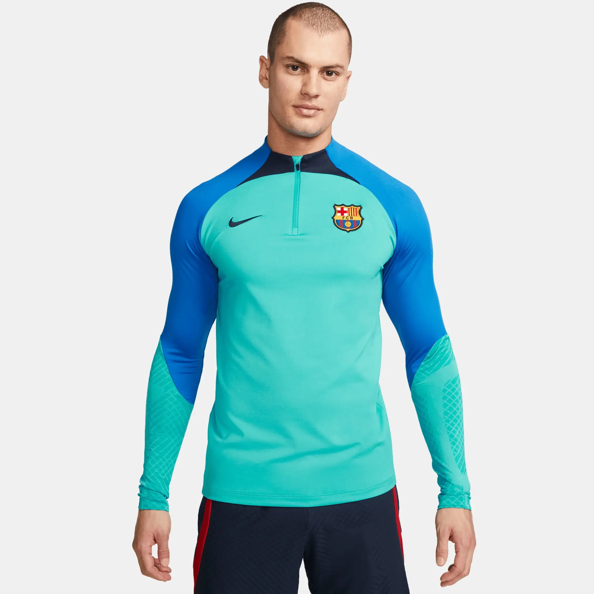 Nike Barcelona Strike Drill Top - Aqua