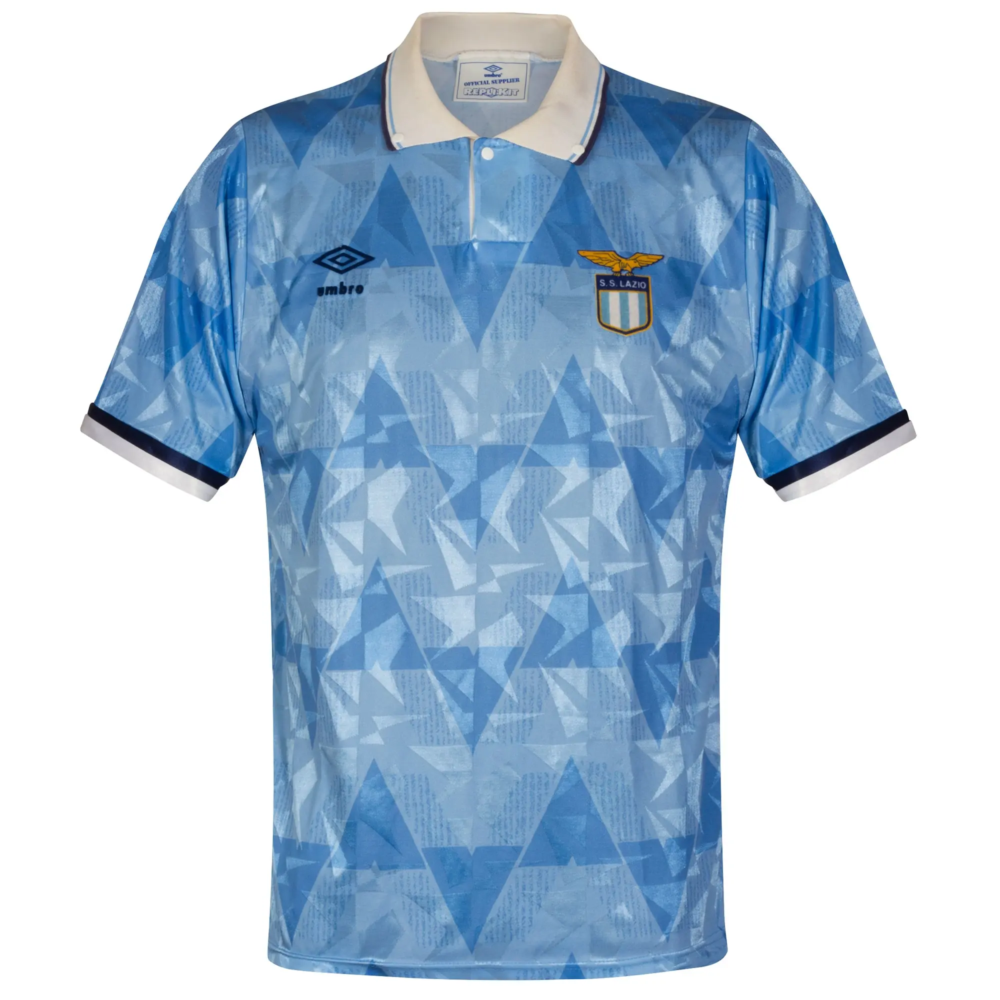Umbro SS Lazio 1989-1991 Home Shirt - USED Condition (Good)
