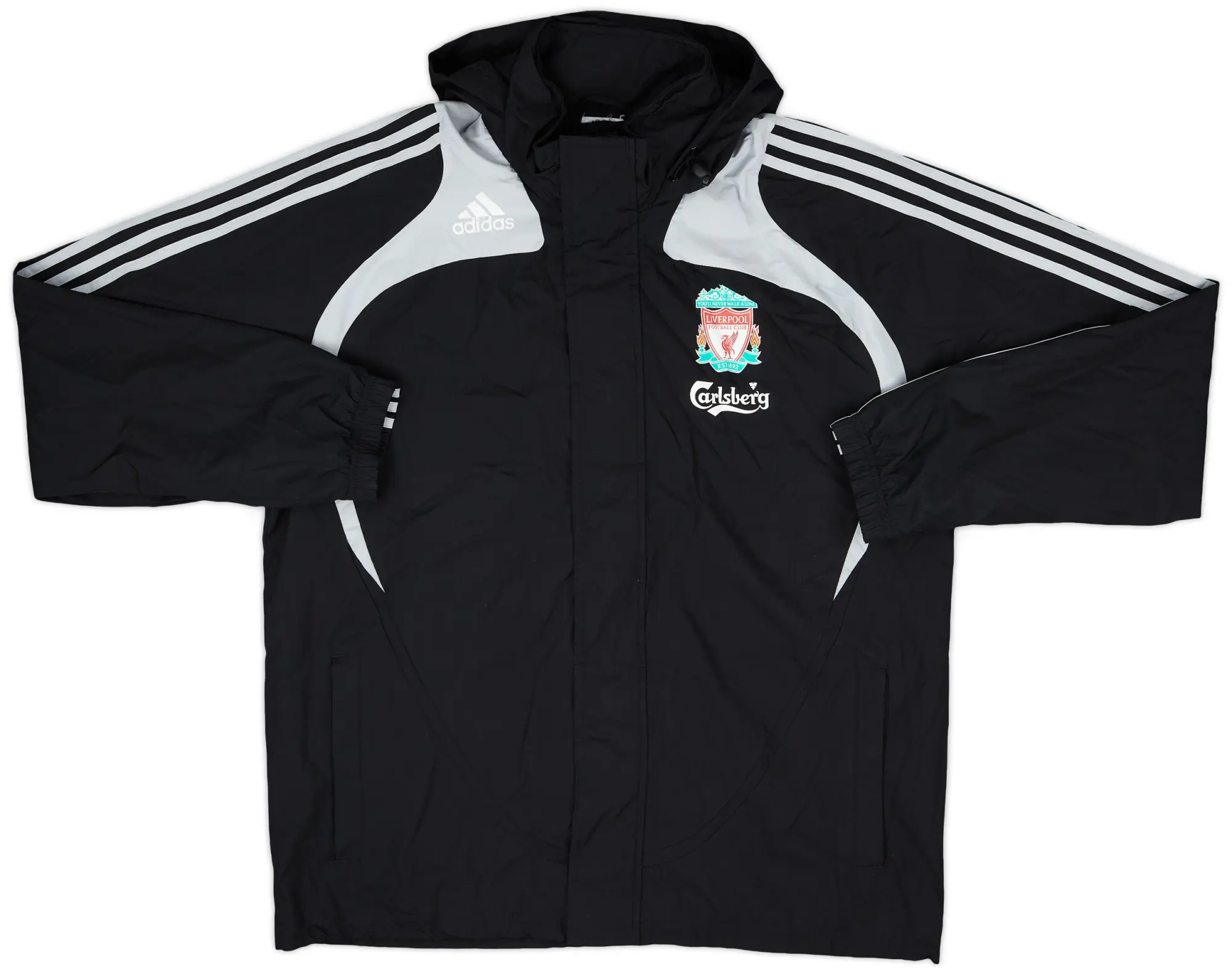 2008-09 Liverpool adidas Rain Jacket - 8/10 - (XL)