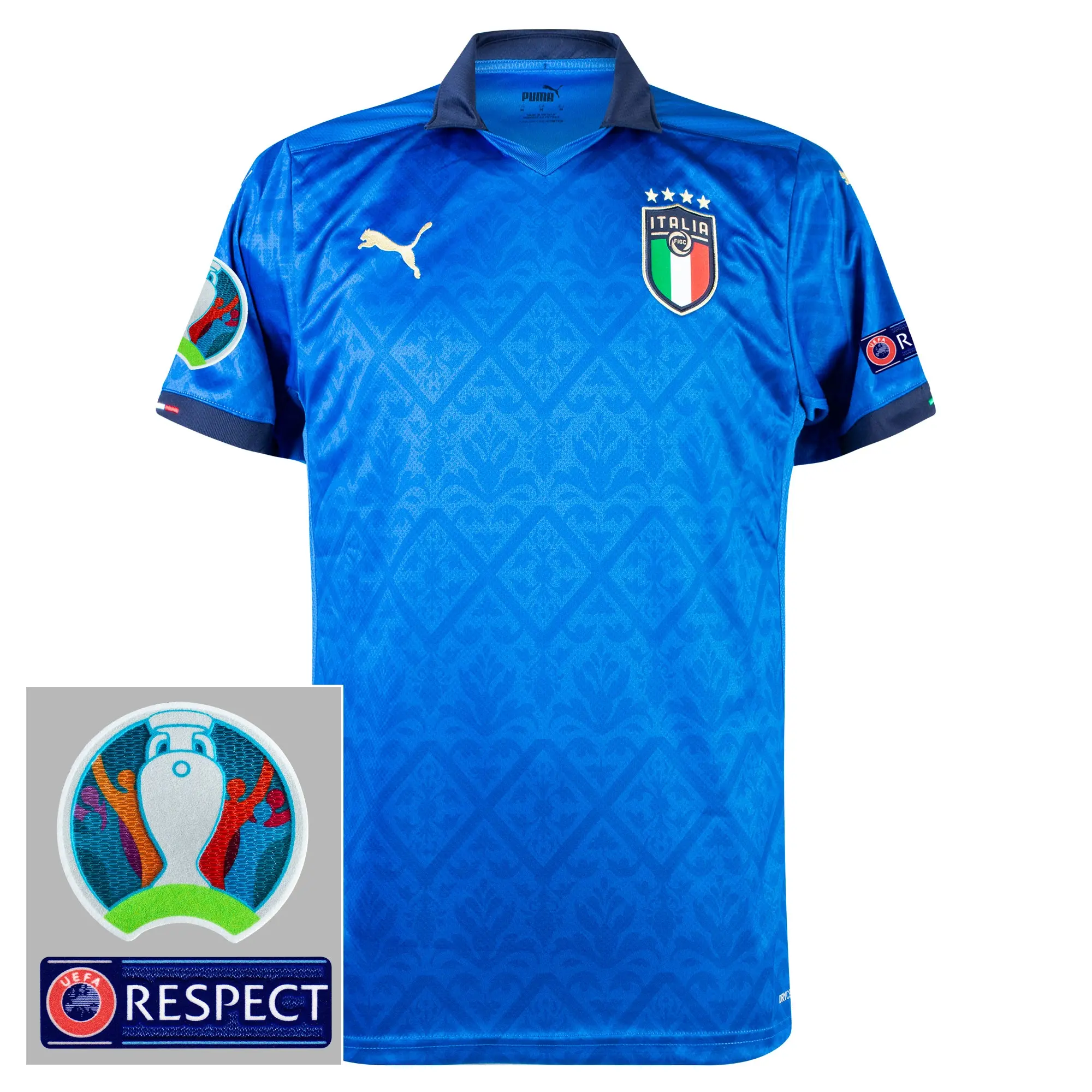 Puma Italy Mens SS Home Shirt 2020