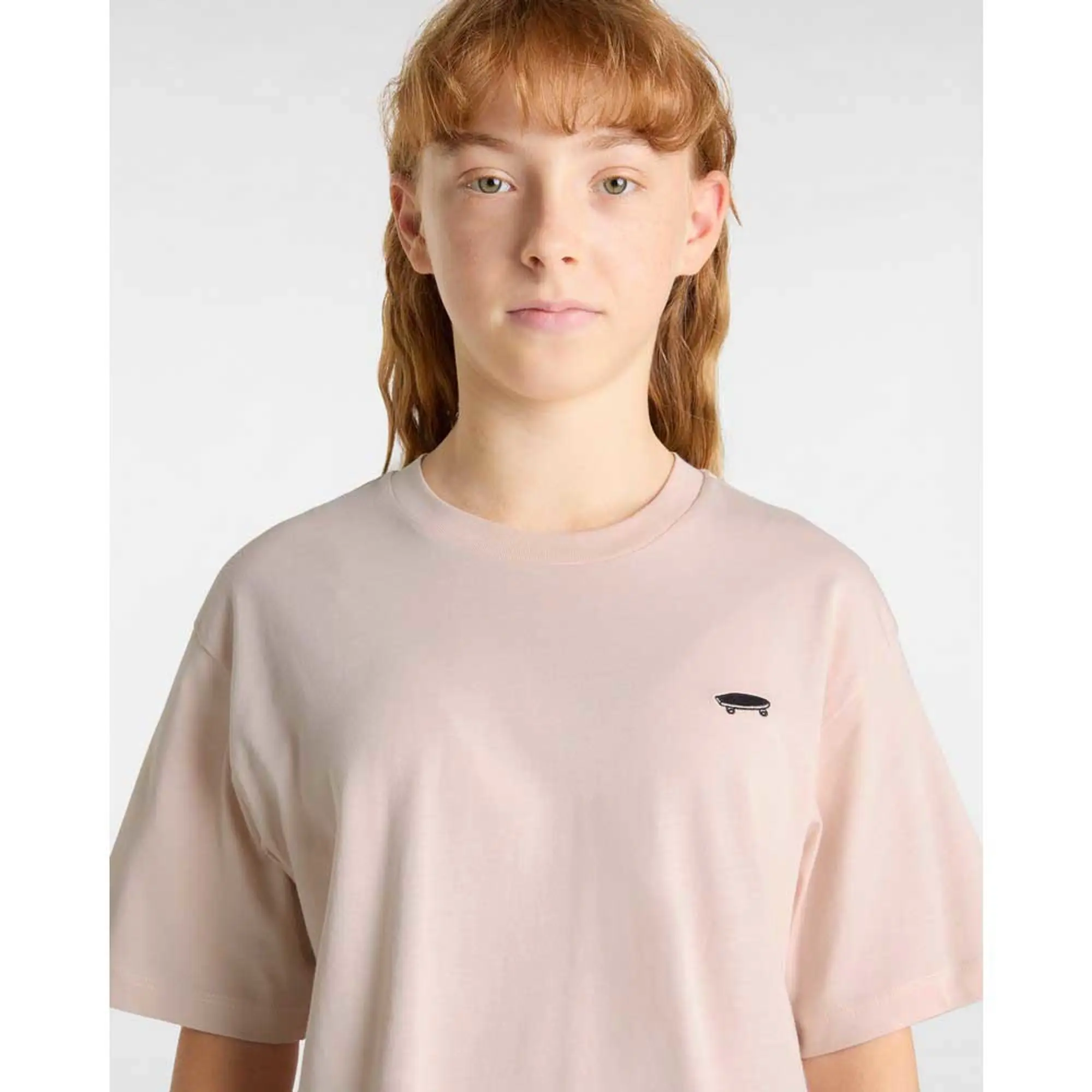 Vans  G SALTON RELAX CROP SS  girls's Children's T shirt in Pink