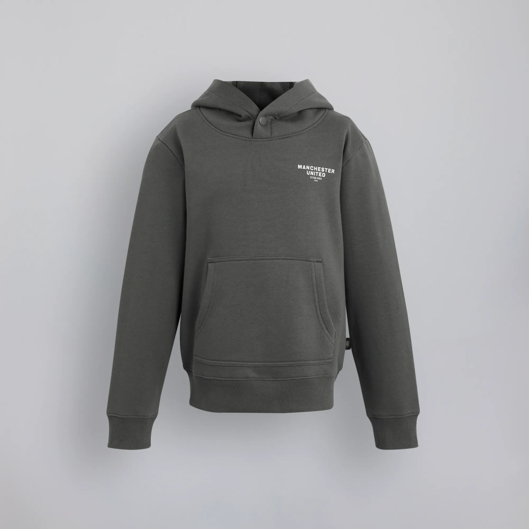 RAW Manchester United Kids Back Print Overhead Hoodie Slate