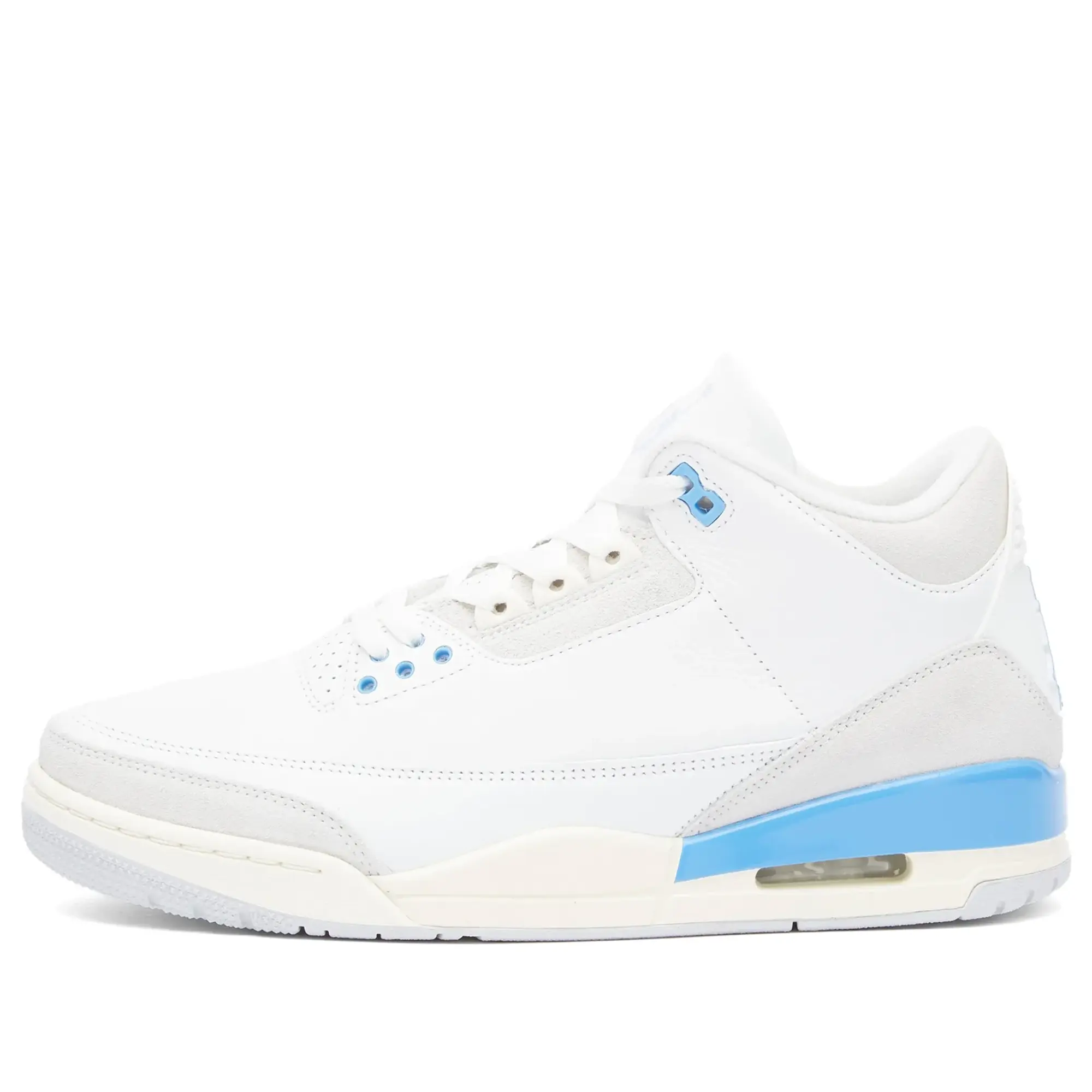 Nike Jordan Sneakers Air Jordan 3 Retro Lucky Shorts Summit White/ Hydrogen Blue-Legend Blue Eur 46