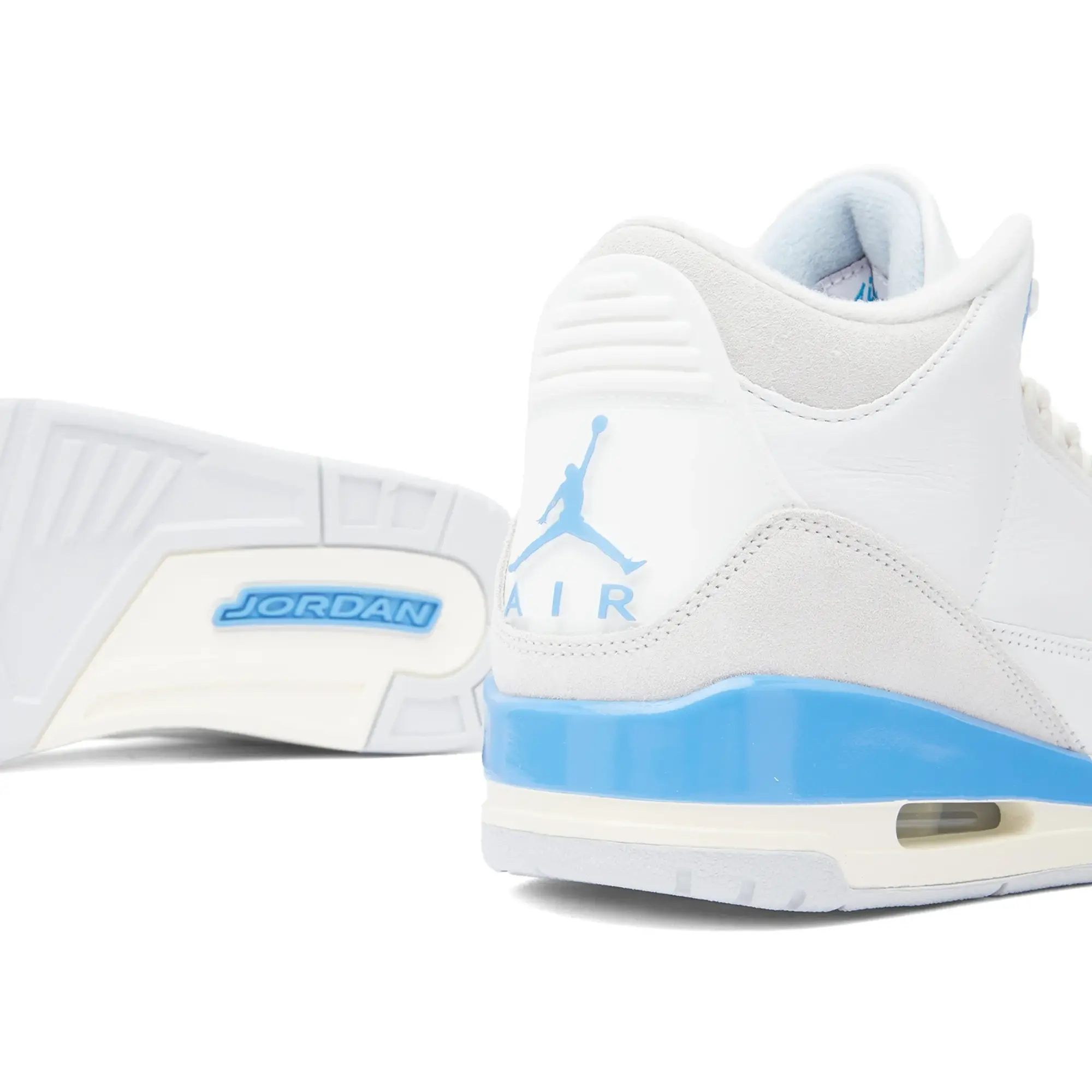 Nike Jordan Sneakers Air Jordan 3 Retro Lucky Shorts Summit White/ Hydrogen Blue-Legend Blue Eur 46