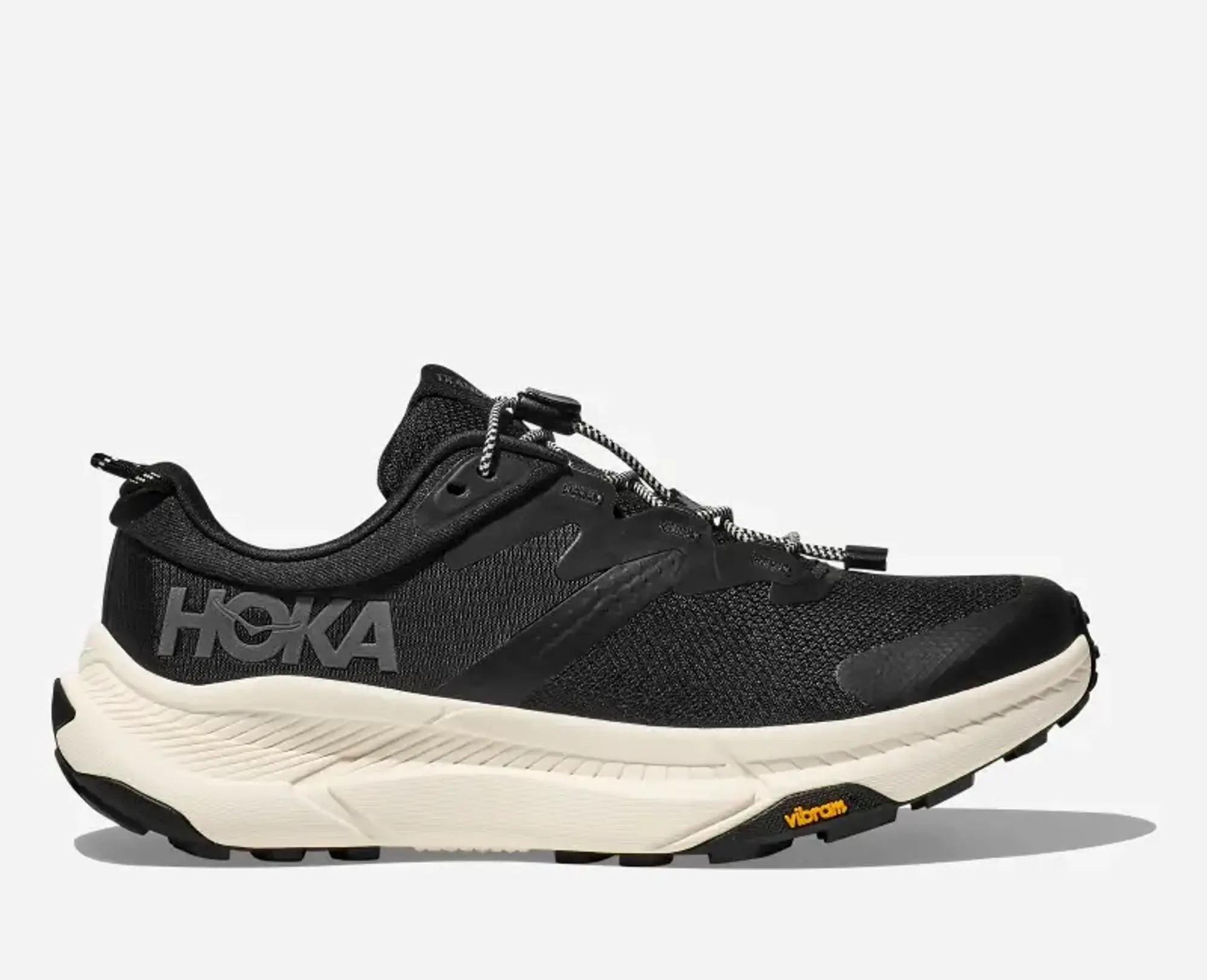 Hoka One One HOKA Men's Transport Hiking Shoes in Black/Alabaster