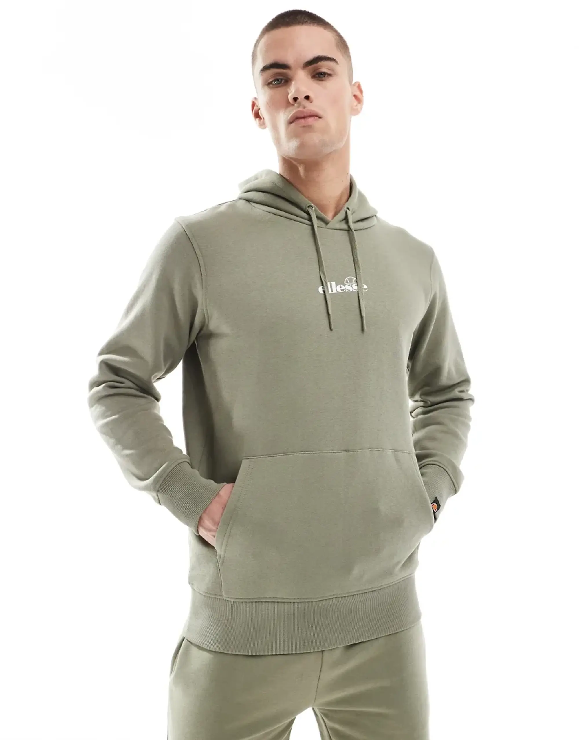 Ellesse Pershuta Hoodie In Khaki-Green