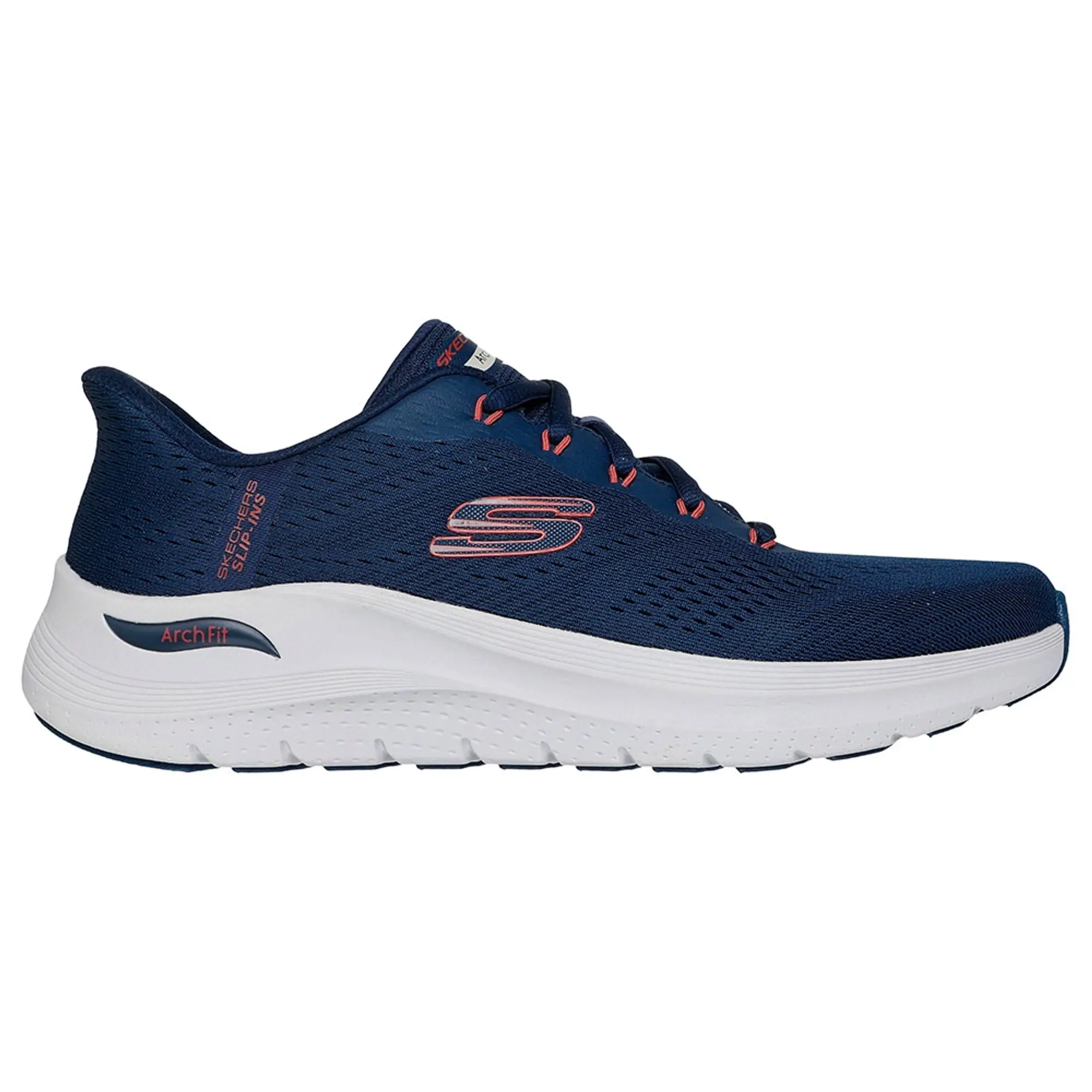 Skechers Men's Slip-ins: Arch Fit 2.0 - Lestur Sneaker in Navy Blue/Red