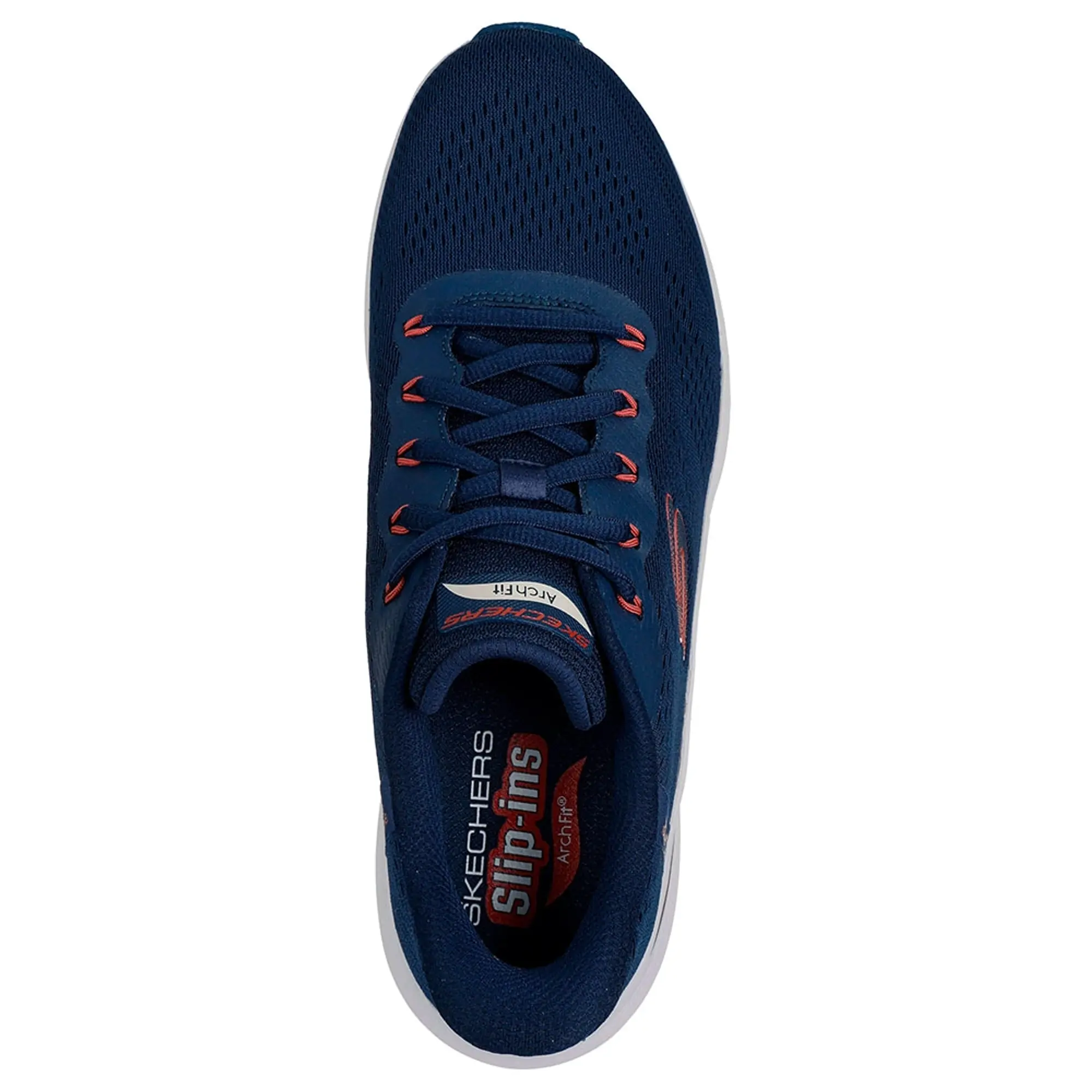 Skechers Men's Slip-ins: Arch Fit 2.0 - Lestur Sneaker in Navy Blue/Red