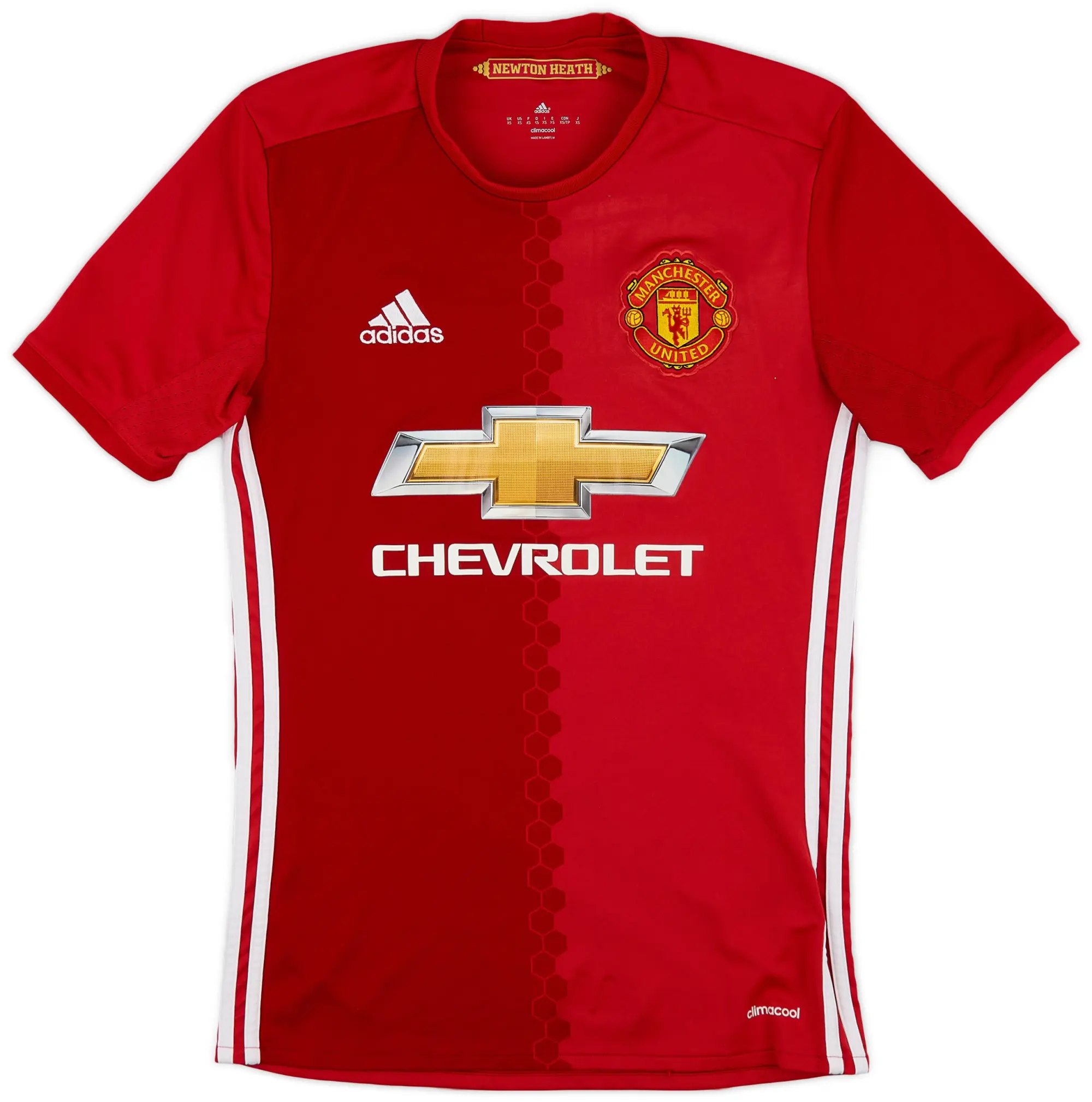 adidas 2016-17 Manchester United Home Shirt Ibrahimovic #9 - 9/10 - (XS)