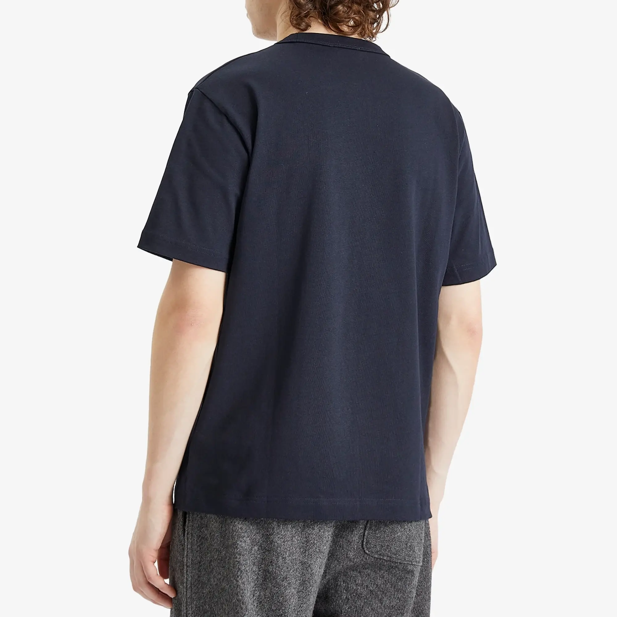 Norse Projects Men's Holger Boat Print T-Shirt Dark Navy