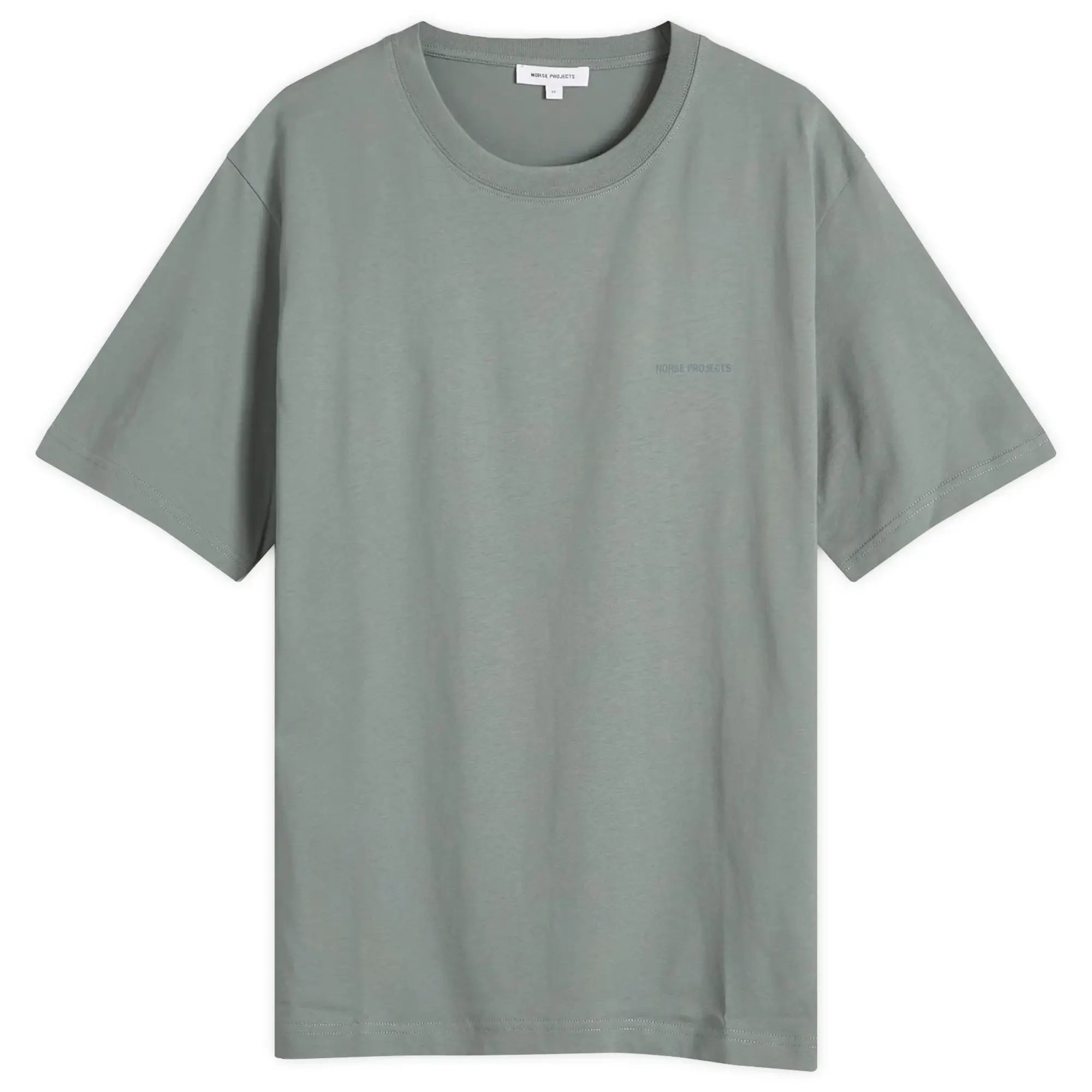Norse Projects Men's Johannes Logo Print T-Shirt Greyish Blue