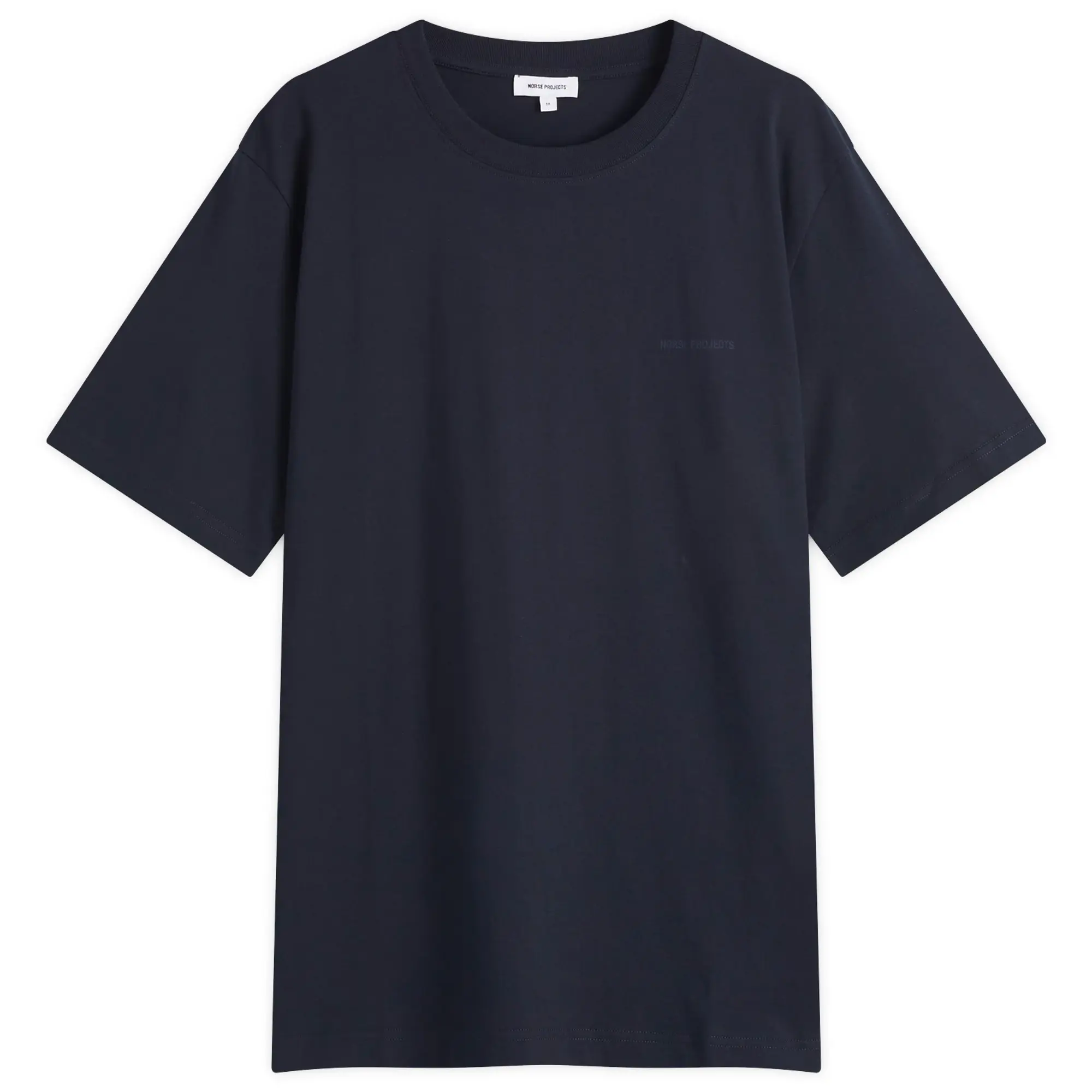 Norse Projects Men's Johannes Logo Print T-Shirt Dark Navy