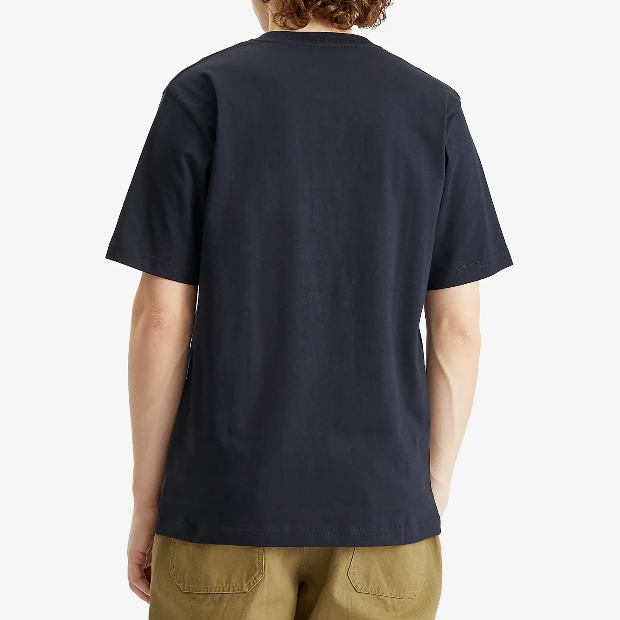 Norse Projects Men's Johannes Logo Print T-Shirt Dark Navy
