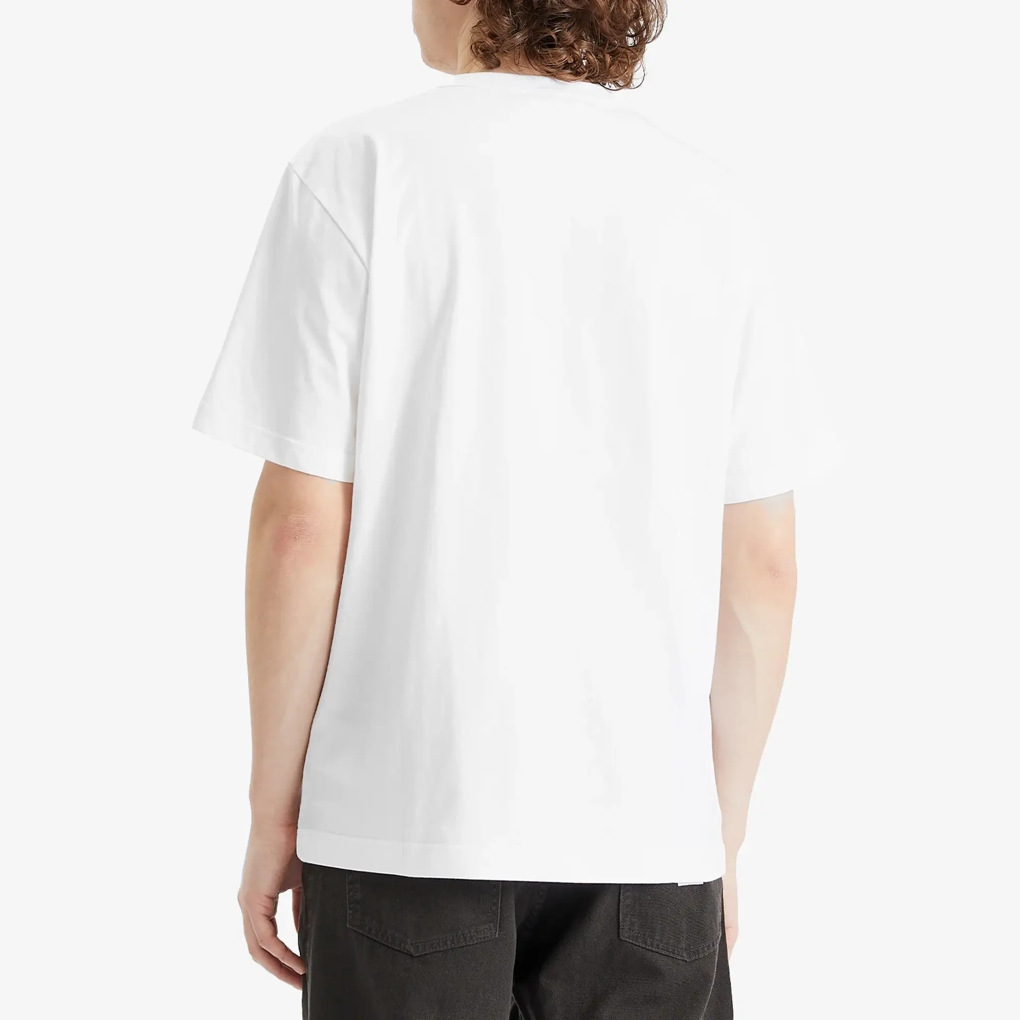 Norse Projects Men's Holger Post Stamp Print T-Shirt White