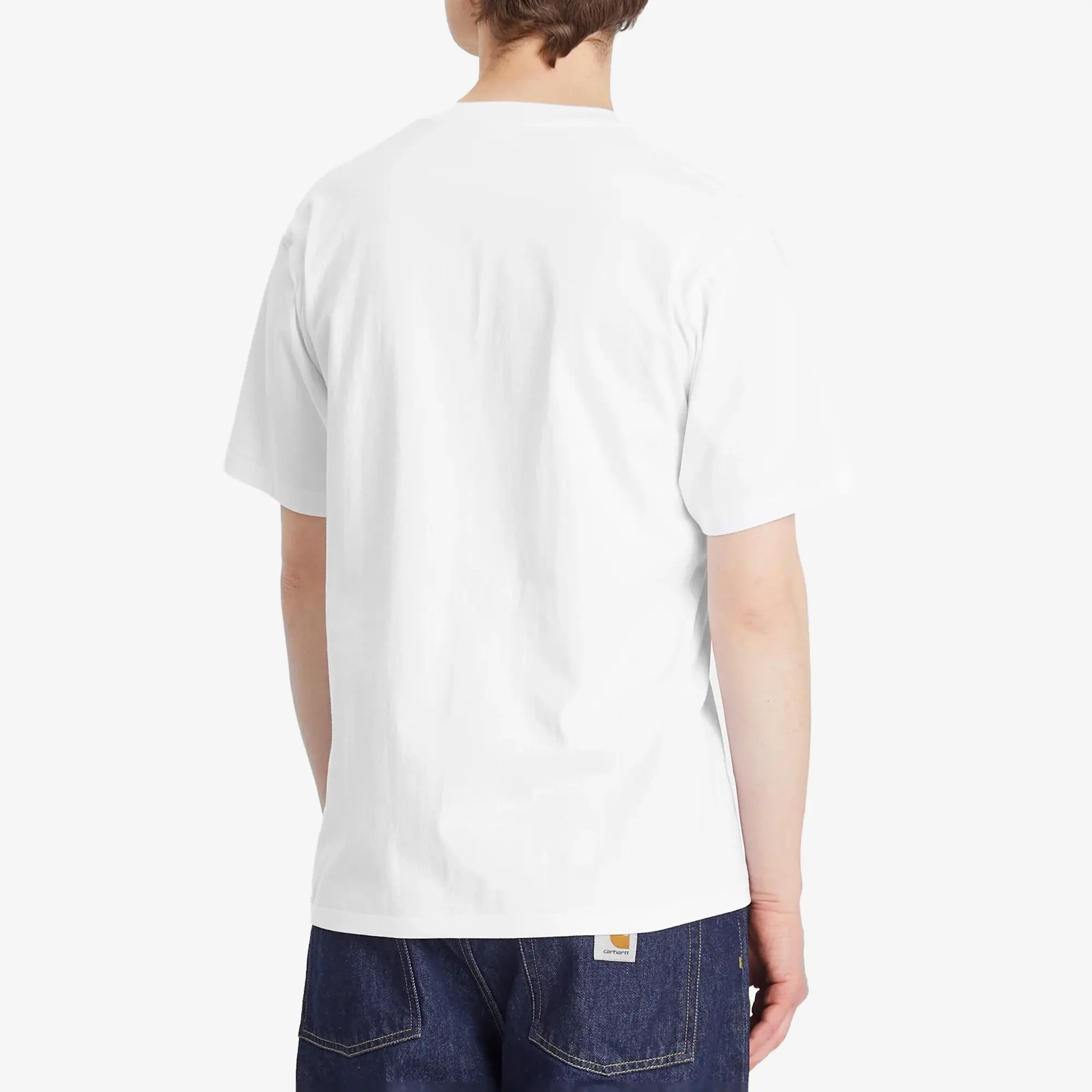 A Bathing Ape Men's Abc Camoilo On Big Ape Tee White X Green