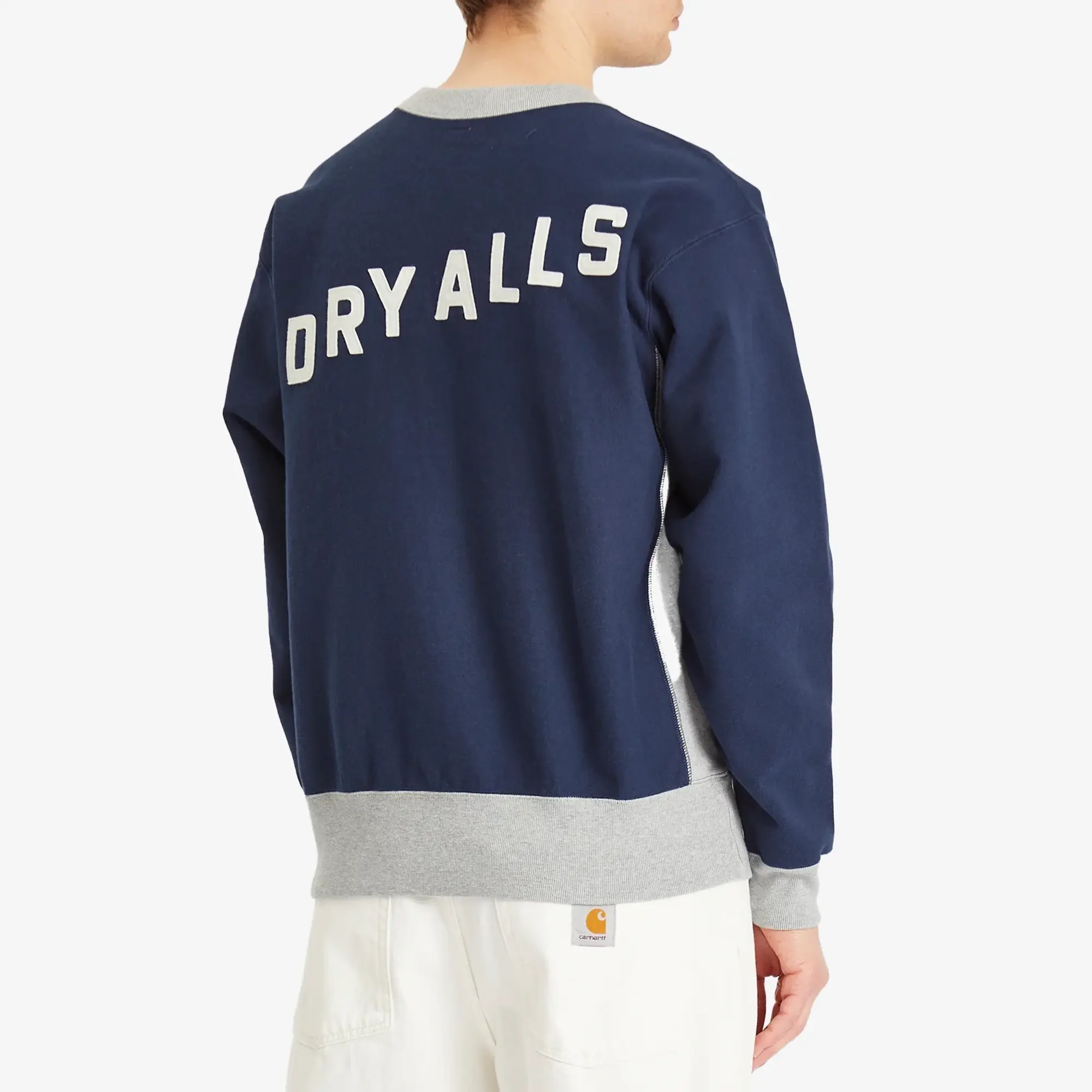 Human Made Men's College SweatShirt Navy