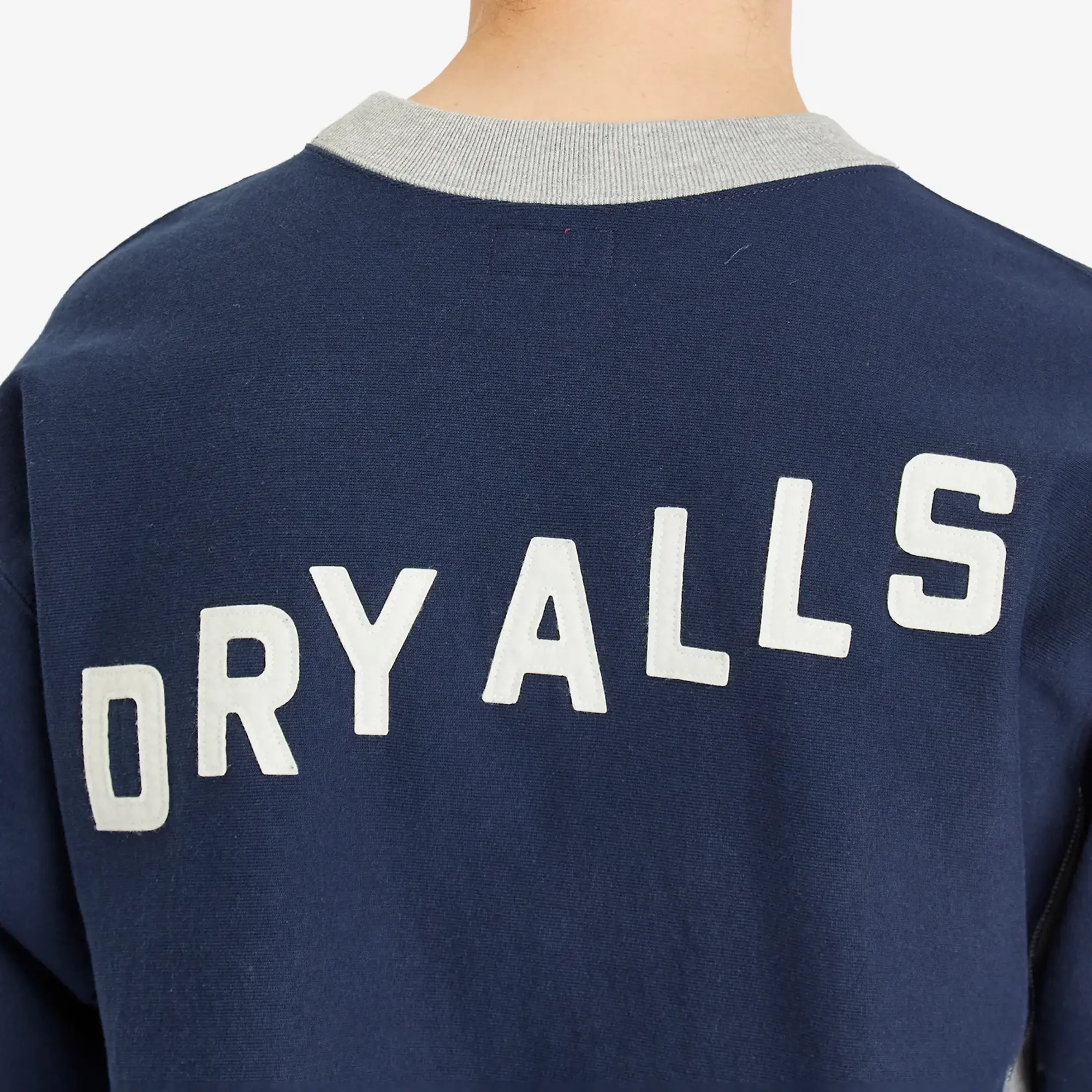 Human Made Men's College SweatShirt Navy