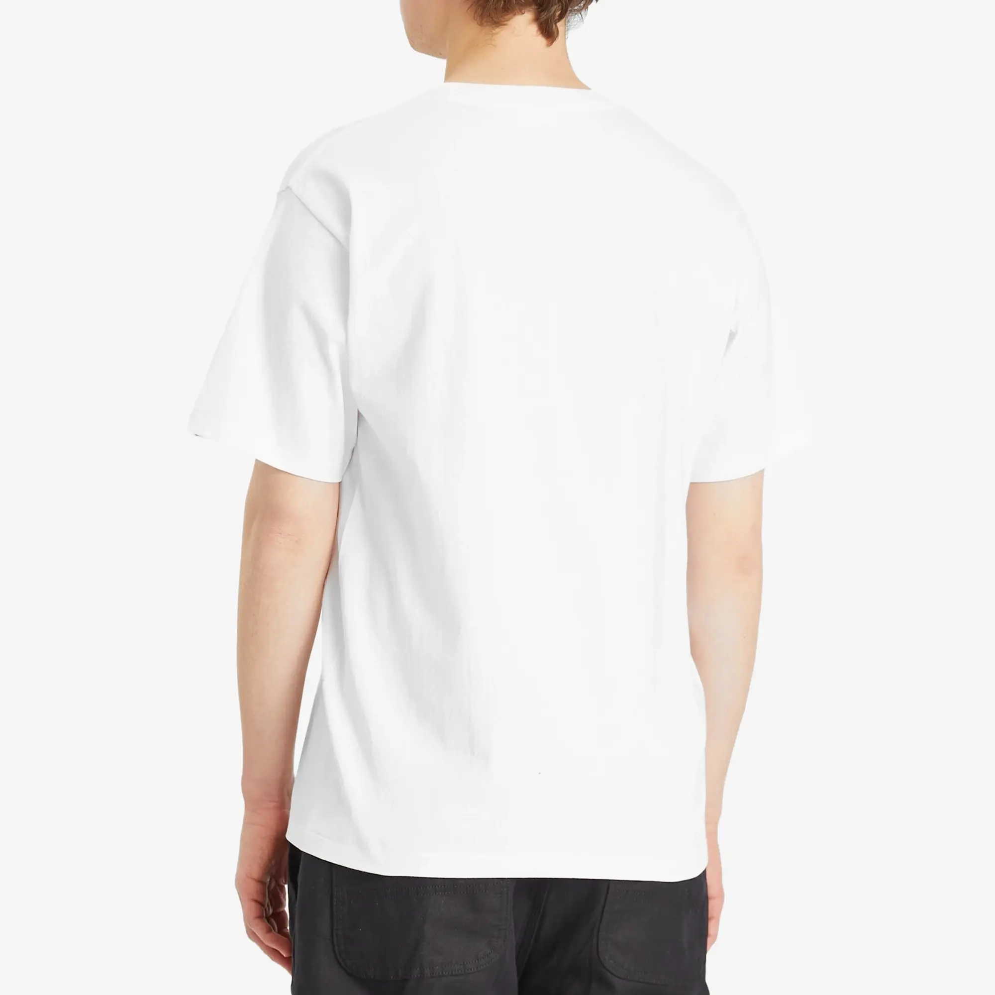 A Bathing Ape Men's Abc Camo Busy Works Tee White X Green