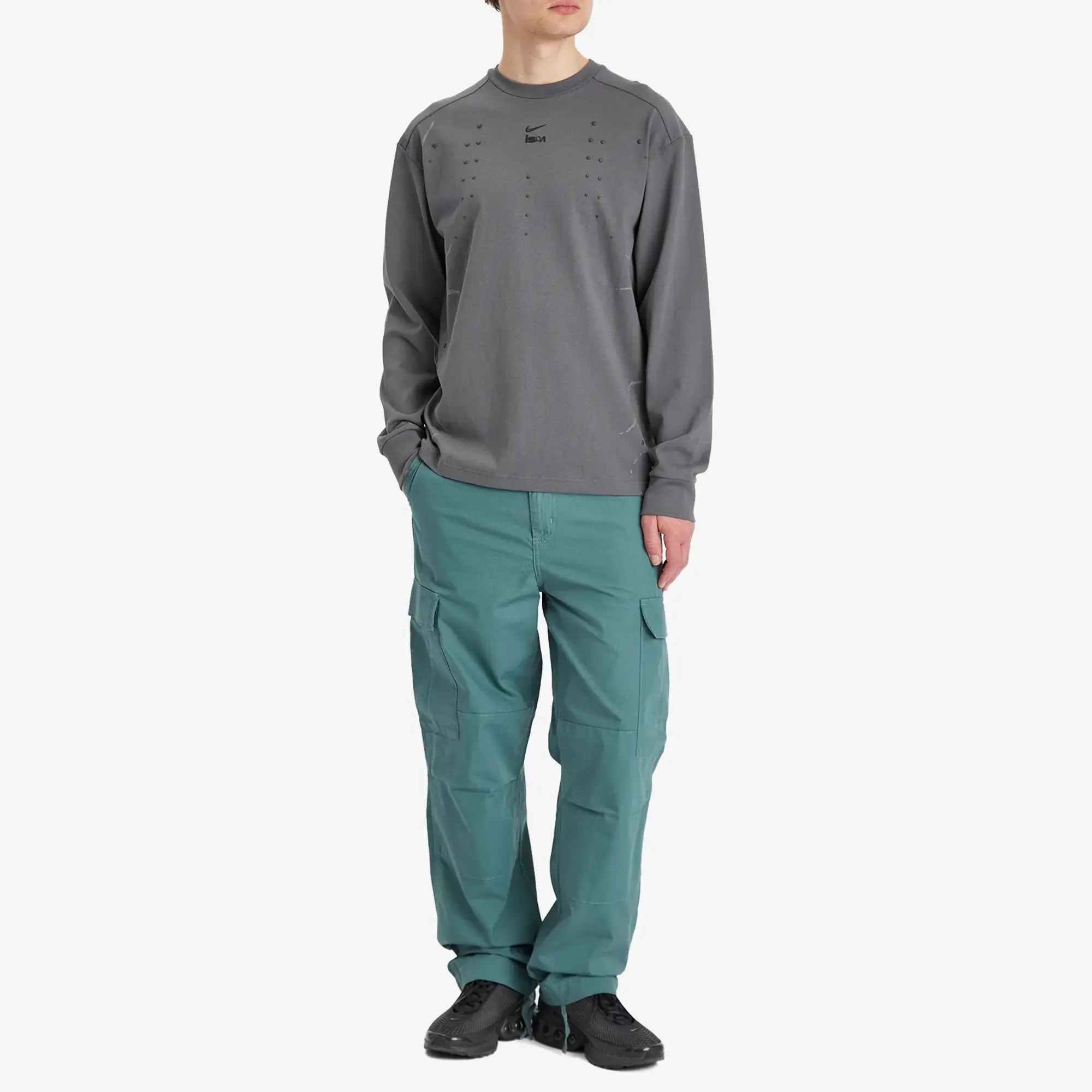 Nike ISPA Adapt Long Sleeve T-Shirt Iron Grey