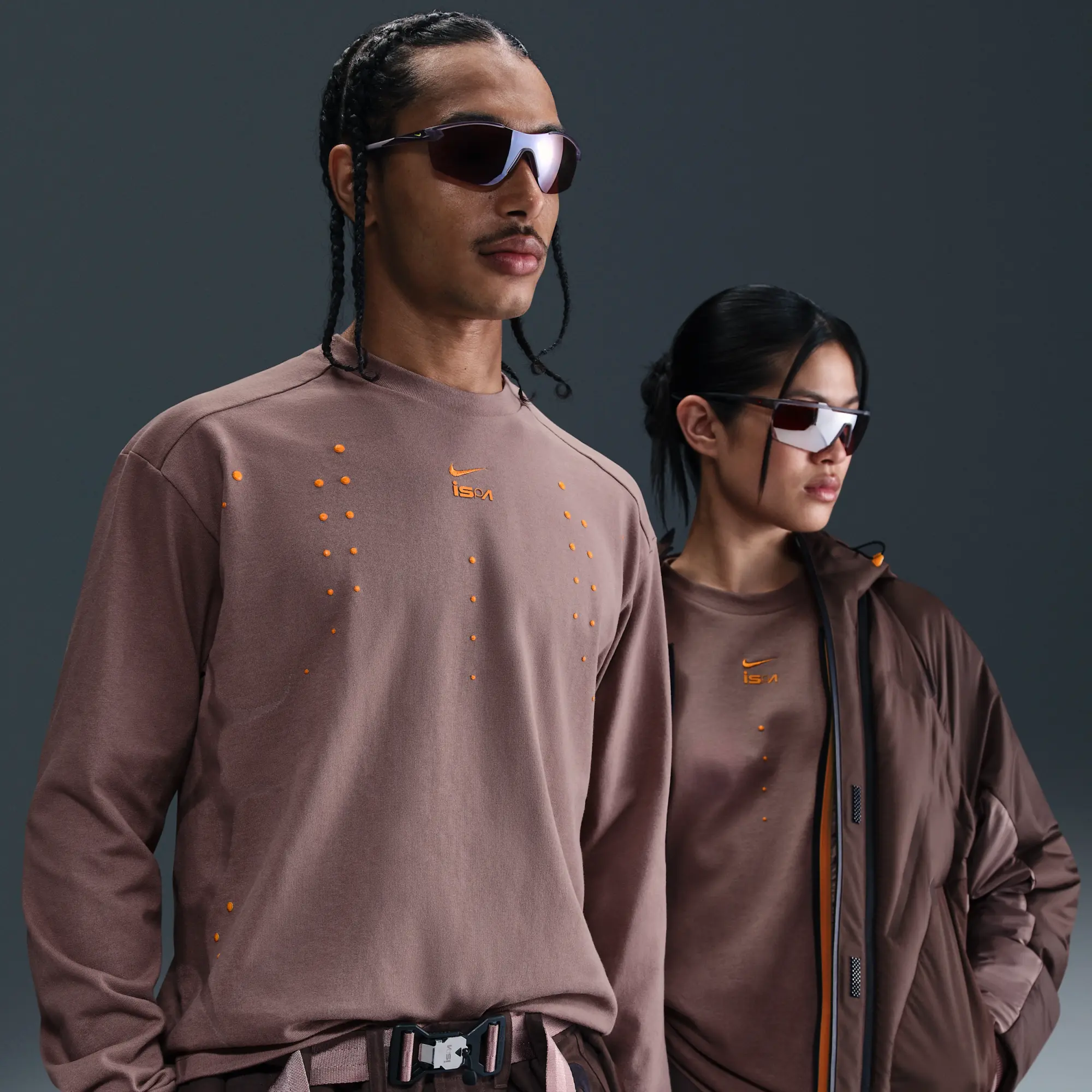 Nike ISPA Adapt Long Sleeve T-Shirt Smokey Mauve
