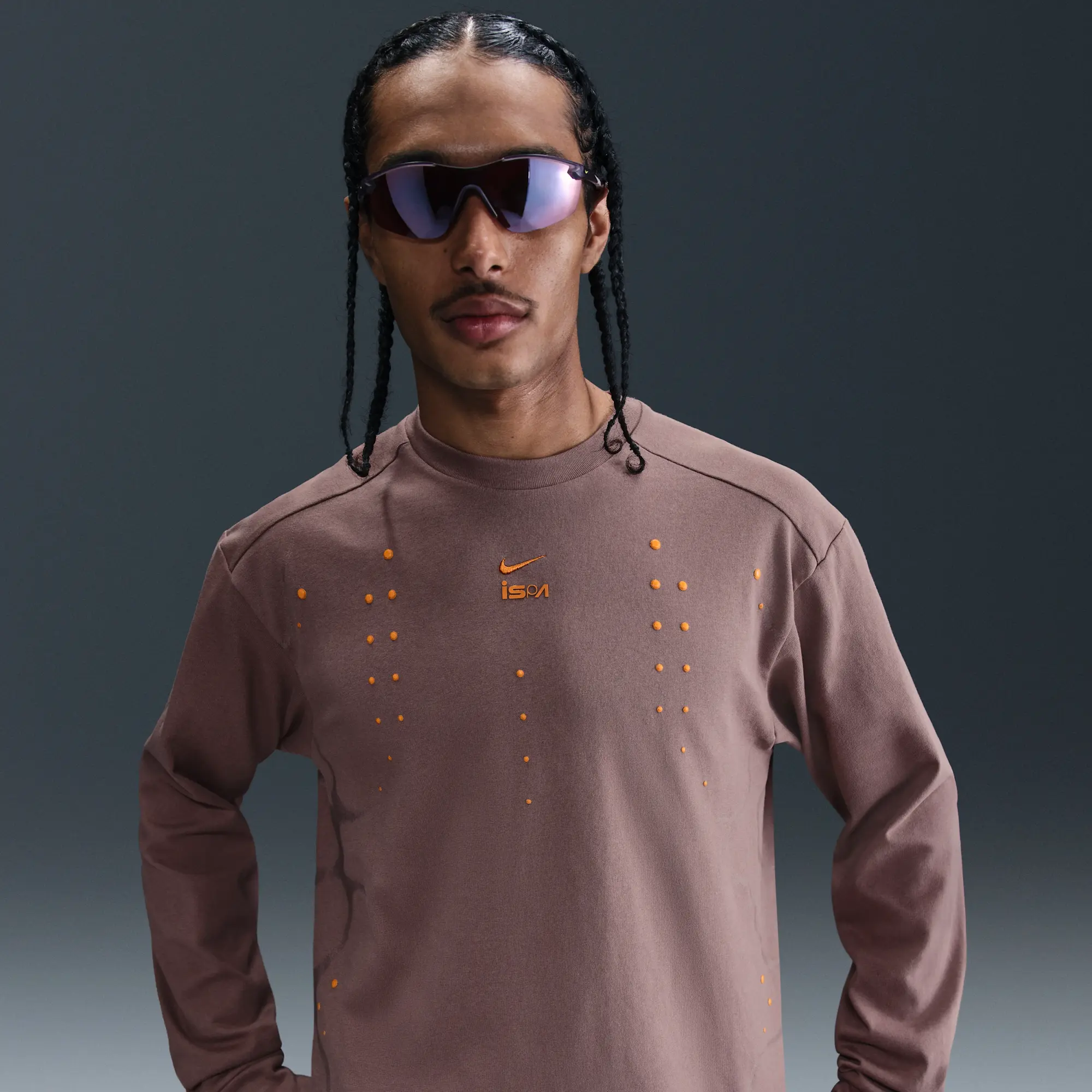 Nike ISPA Adapt Long Sleeve T-Shirt Smokey Mauve