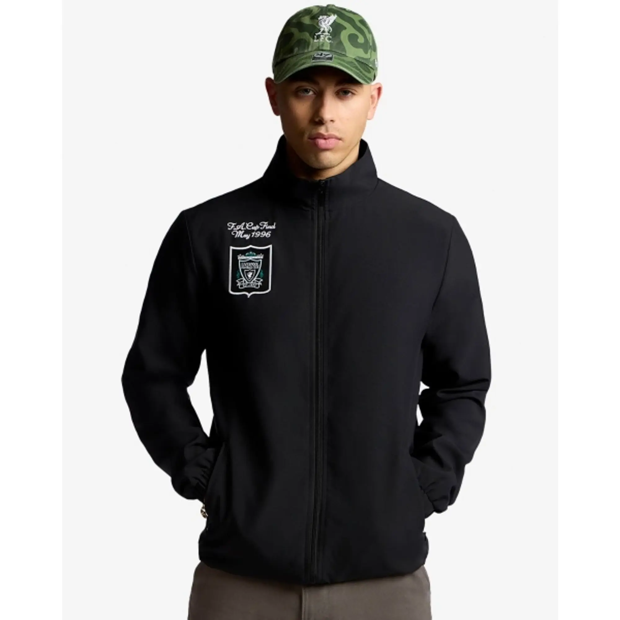 Liverpool FC LFC Adults 96 Track Jacket Black
