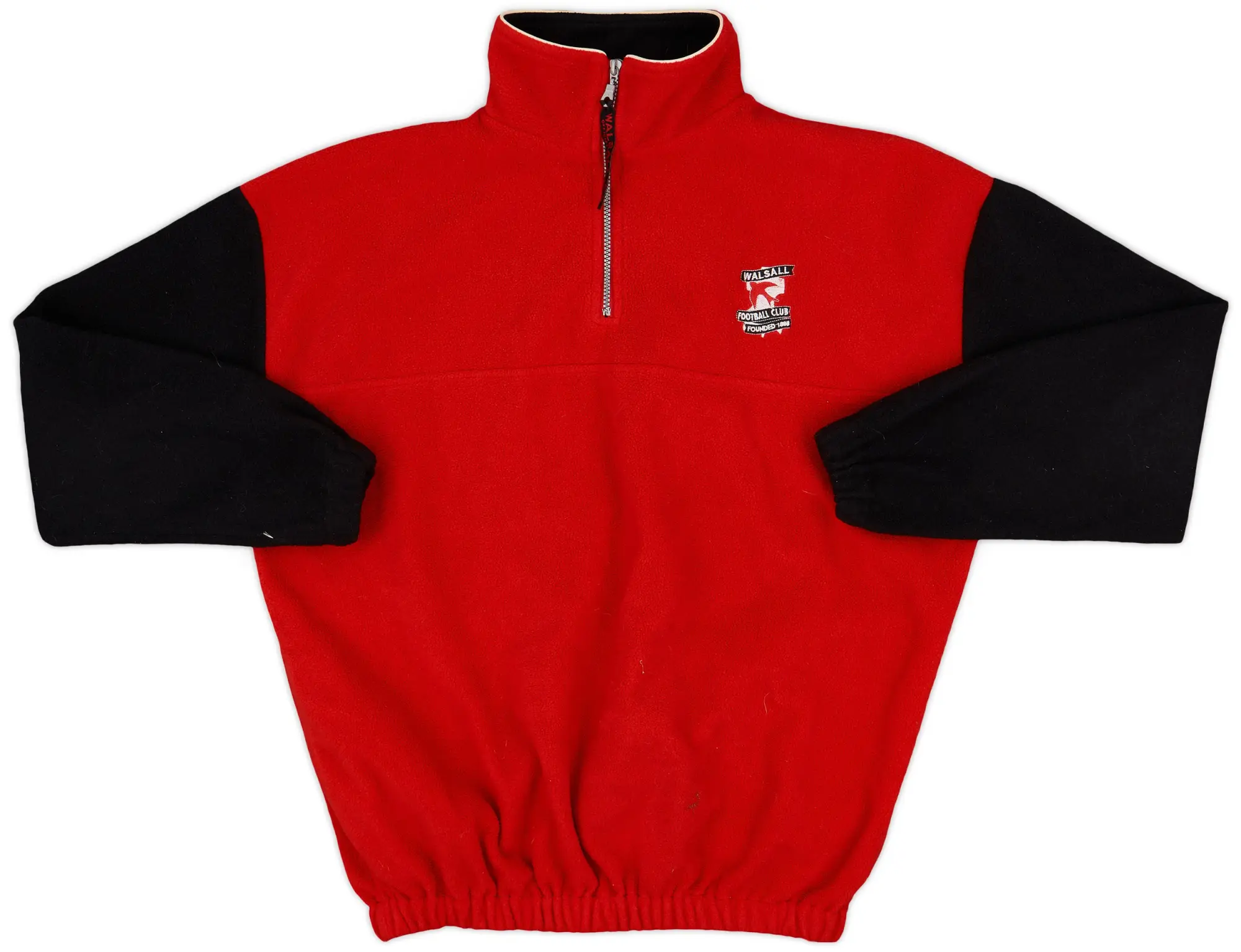 Training 2004-05 Walsall 1/4 Zip Fleece Top - 7/10 - (XXL)