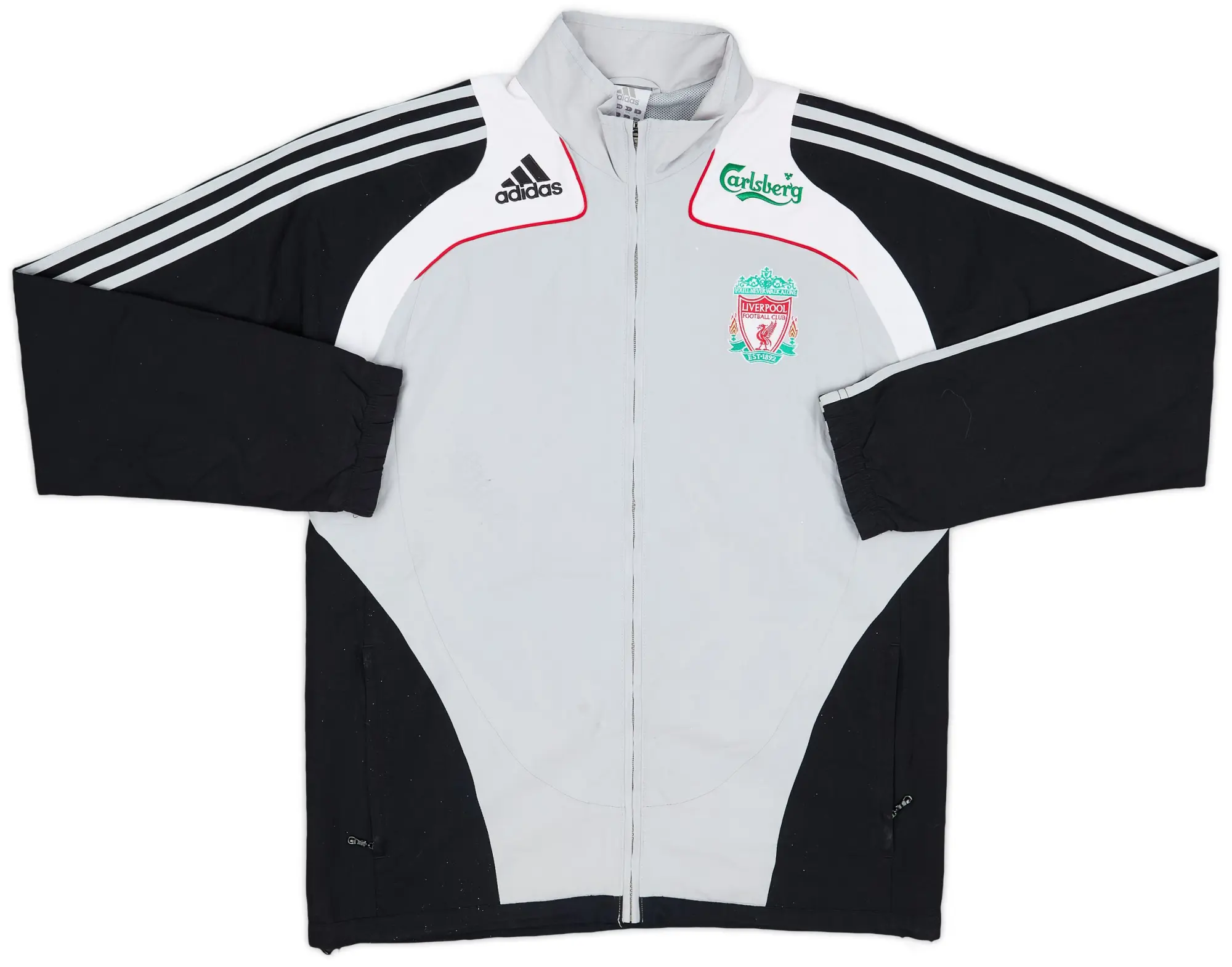 2008-09 Liverpool adidas Track Jacket - 5/10 - (M)